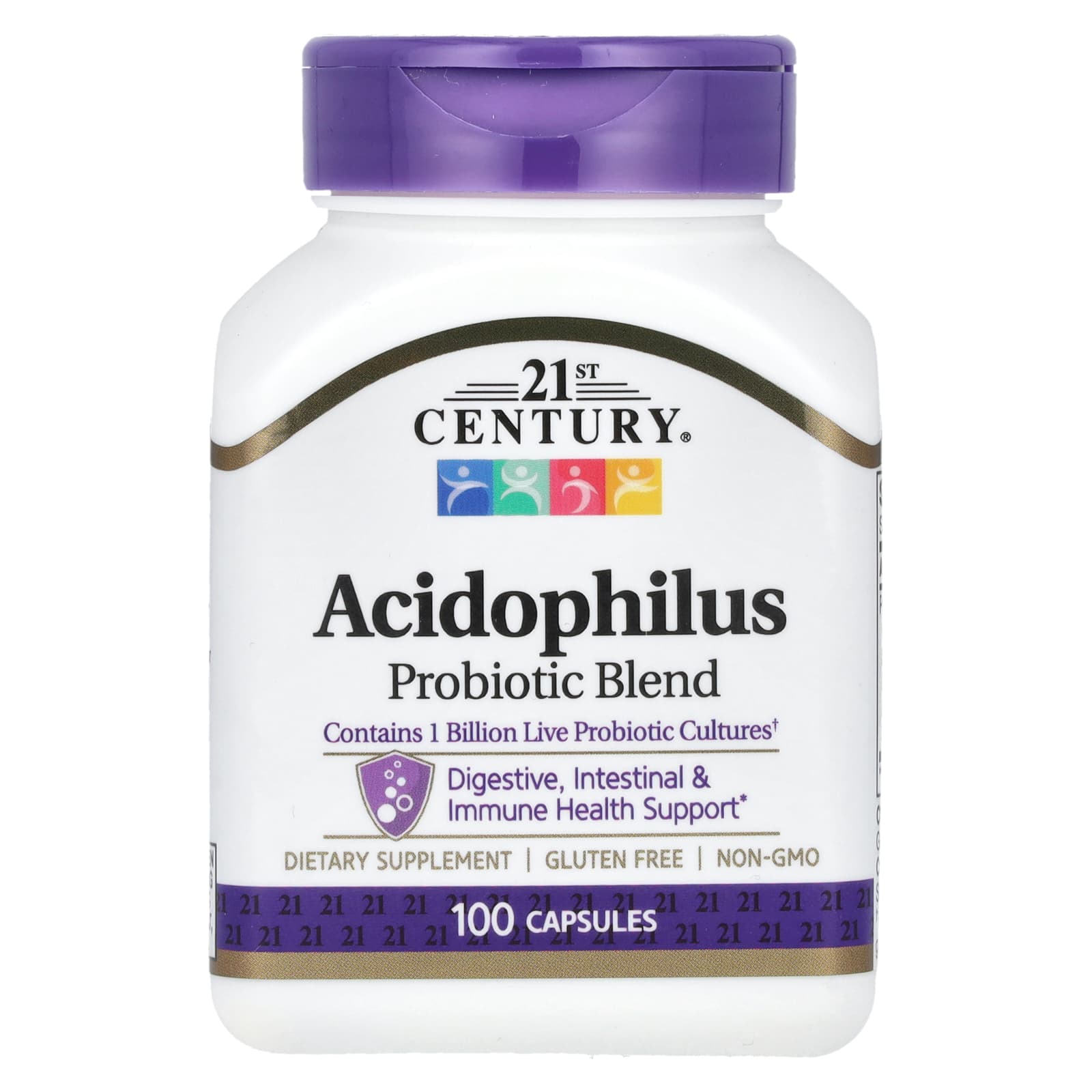 21st Century, Acidophilus Probiotic Blend, 100 Caps