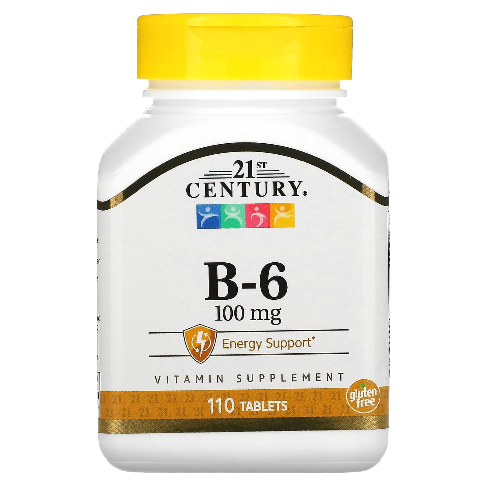 21st Century, B-6, 100 mg, 110 Tablets - B00RZJIGS2