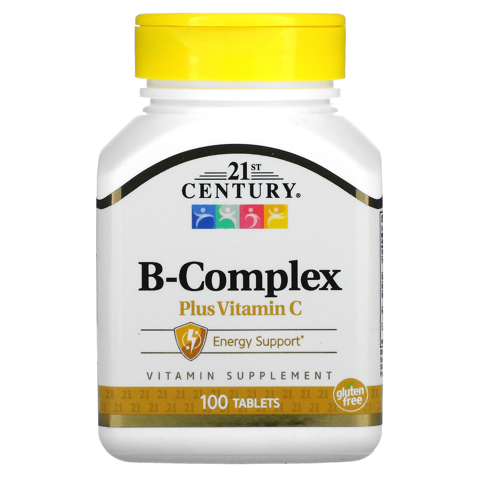 21st Century, B-Complex Plus Vitamin C, 100 Tabs - B0041VHBEW