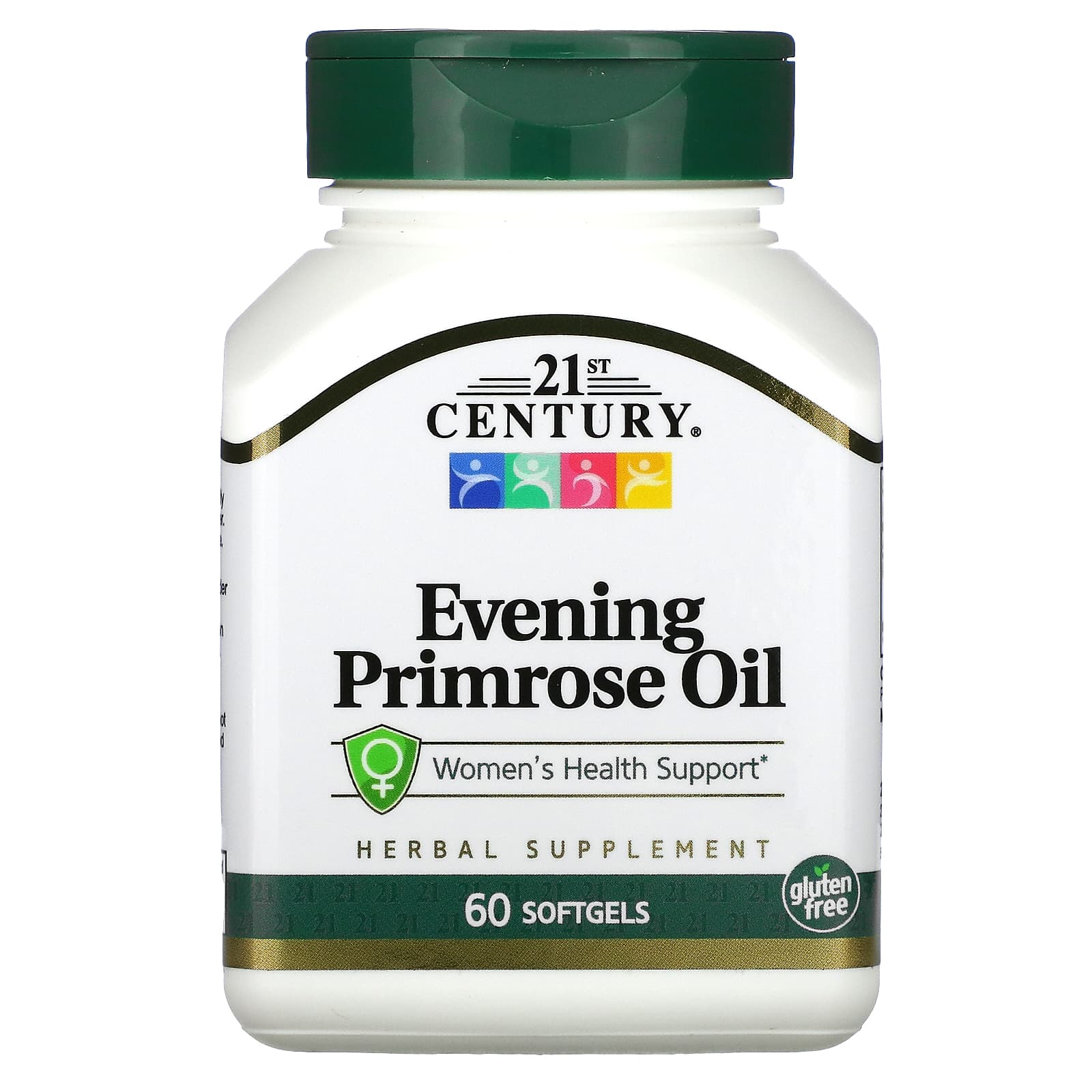 21st Century, Evening Primrose Oil, Women's Health Support, 60 Softgels - B000PSYYD6