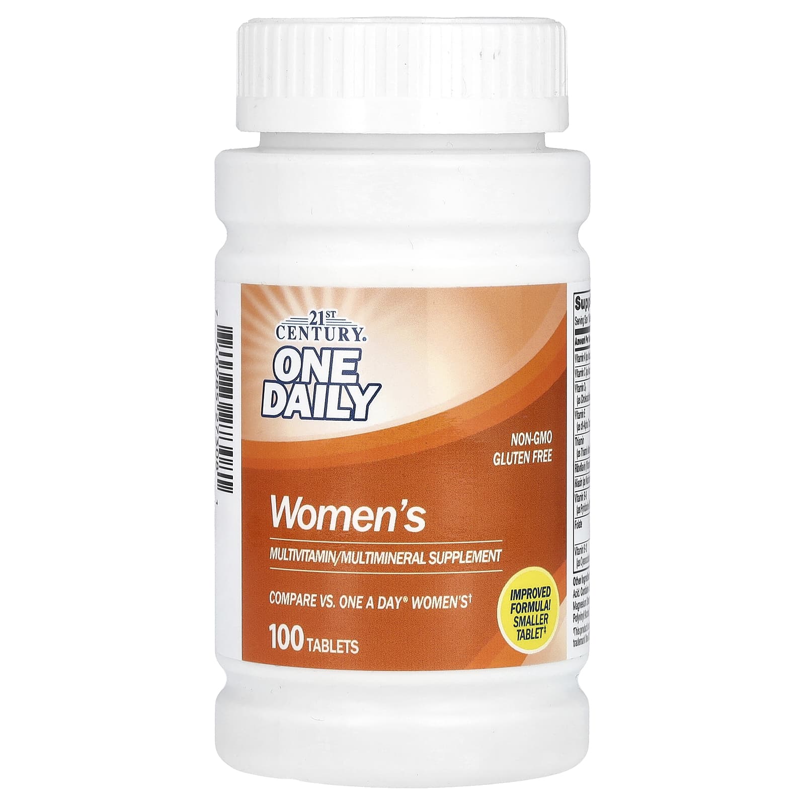 21st Century, One Daily, Women's, 100 Tablets - B004OE7VFA