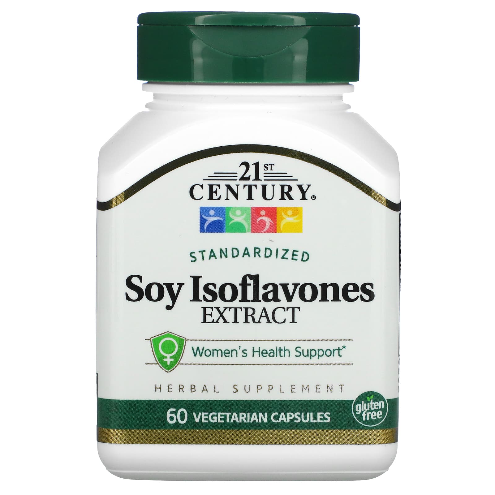 21st Century, Standardized Soy Isoflavones Extract, 60 Vegetarian Capsules - B0007PQBEM