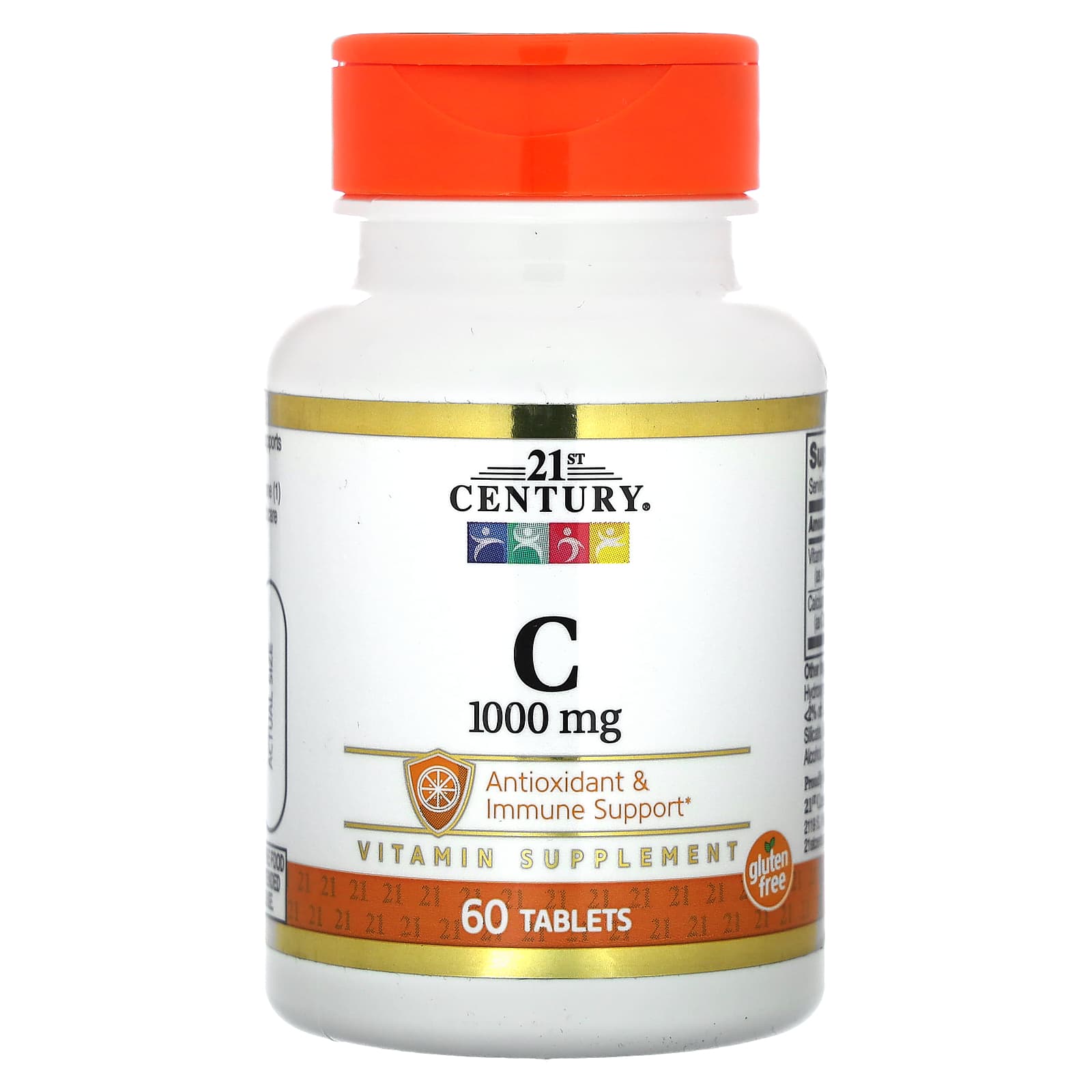 21st Century, Vitamin C, 1,000 mg, 60 Tablets - 