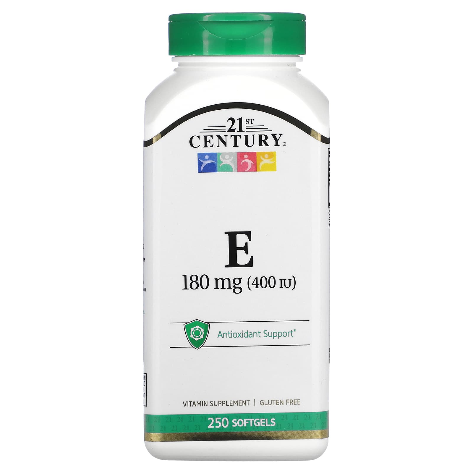 21st Century, Vitamin E, 180 mg (400 IU), 250 Softgels - B0016OHS9U