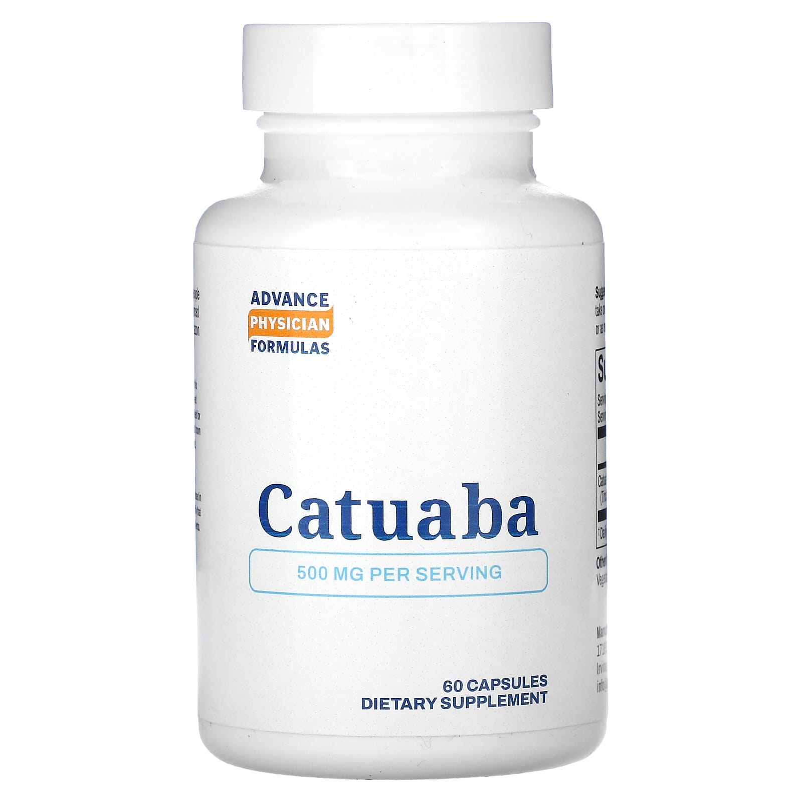 Advance Physician Formulas, Catuaba, 500 mg, 60 Capsules - B00HS1C2N2