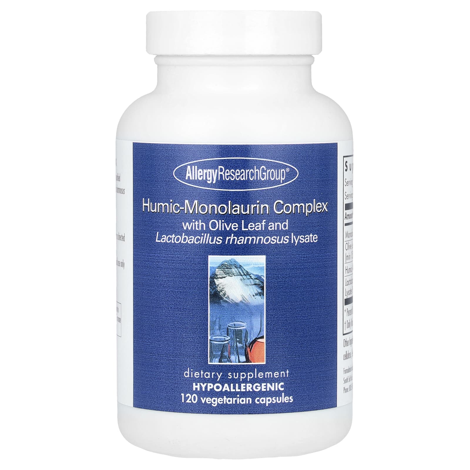 Allergy Research Group, Humic-Monolaurin Complex, 120 Vegetarian Capsules - B00BDCJAM8