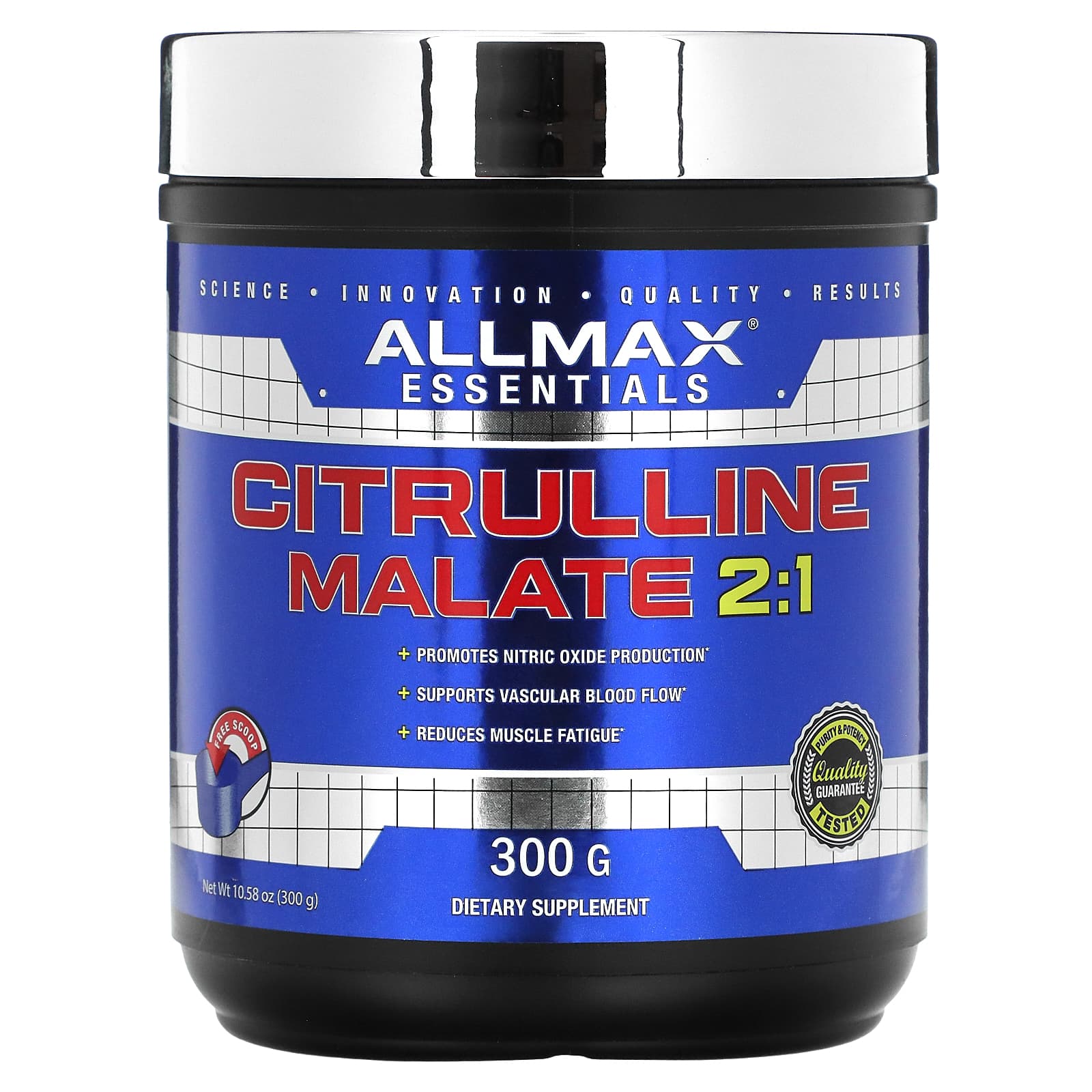 ALLMAX, Essentials, Citrulline Malate 2:1, 10.58 oz (300 g) - B077YZS7K7