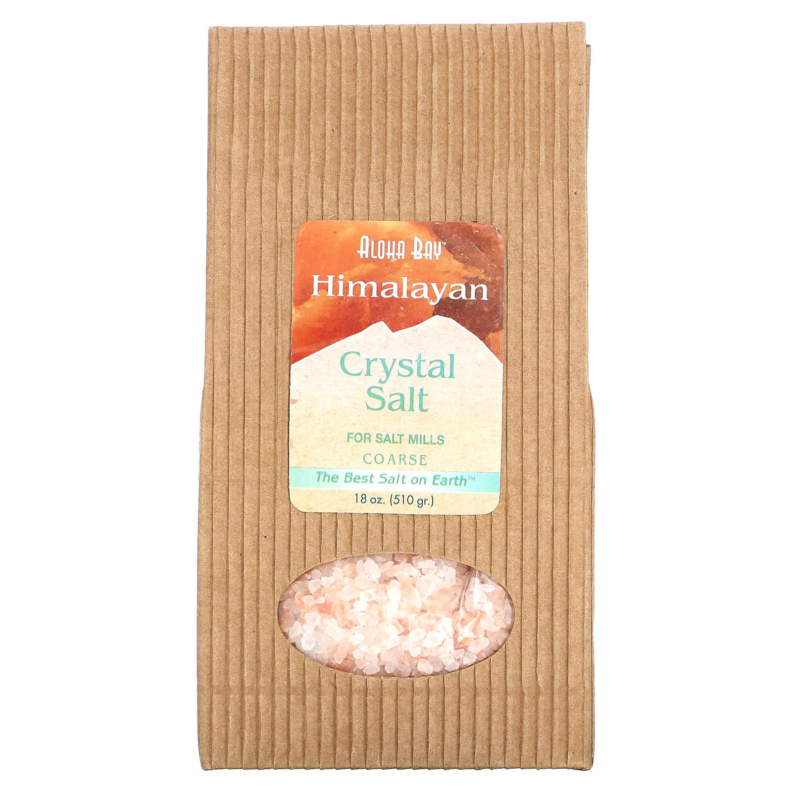 Aloha Bay, Himalayan Crystal Salt, Coarse, 18 oz (510 g) - B000PR9KQI