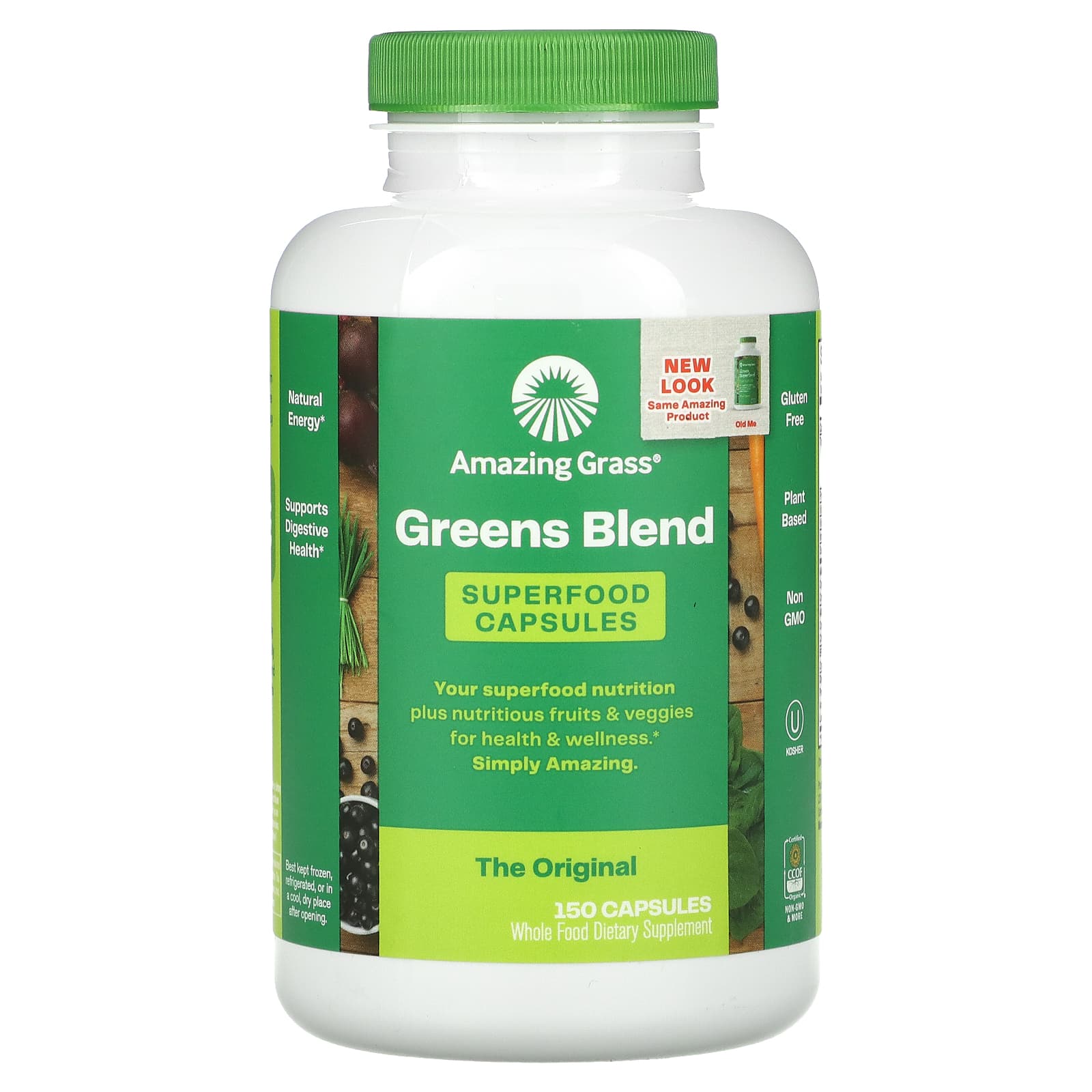 Amazing Grass, Greens Blend, The Original, 150 Capsules - B0010YA02S