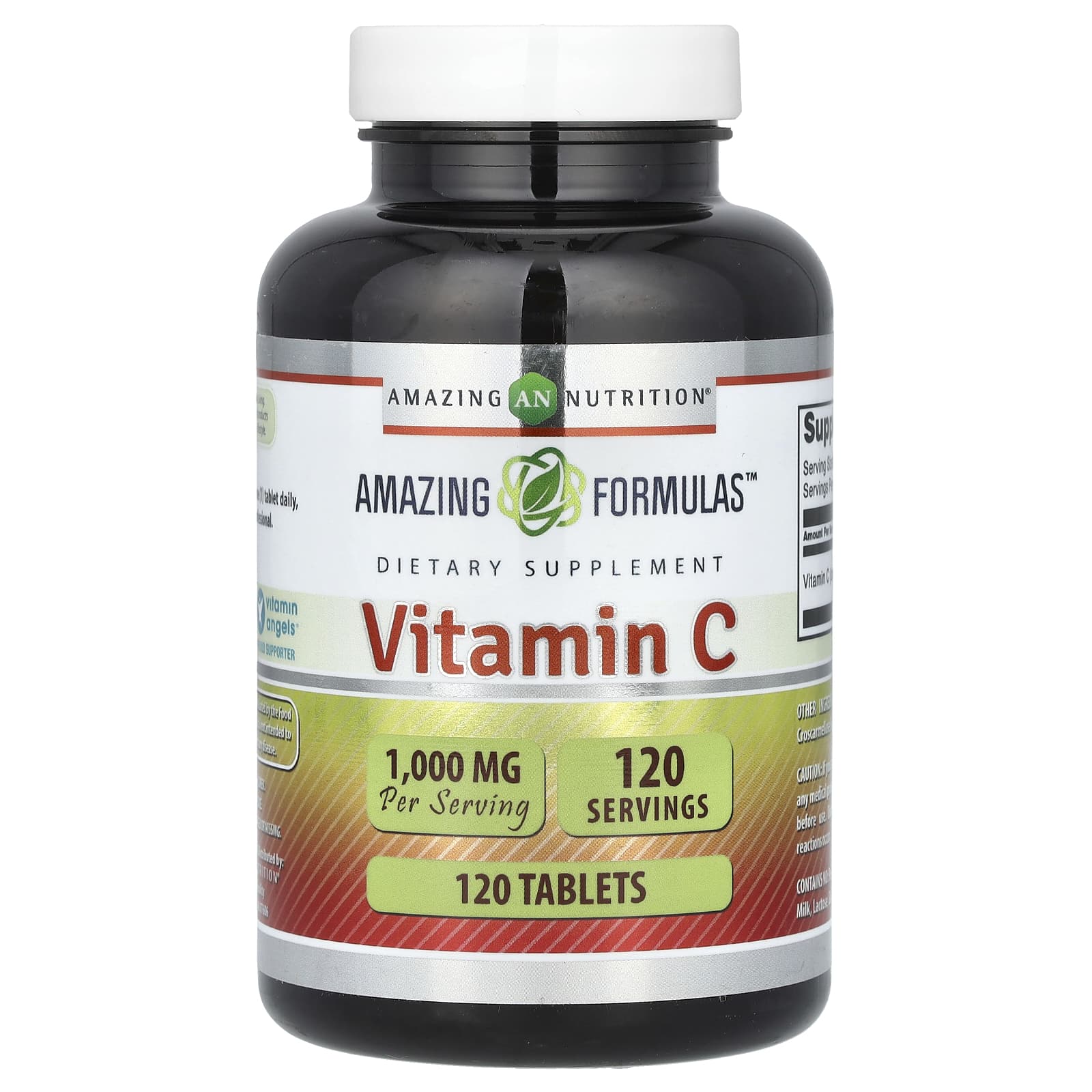 Amazing Nutrition, Vitamin C, 1,000 mg, 120 Tablets - B079J7ZZLD