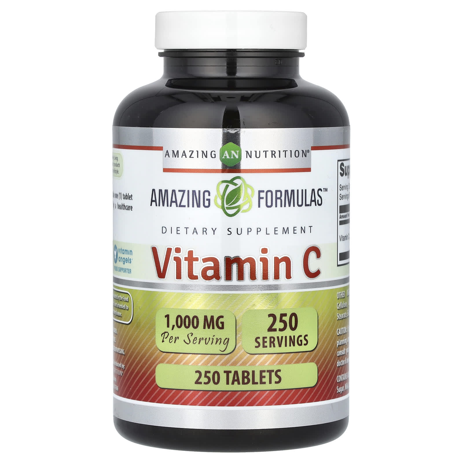 Amazing Nutrition, Vitamin C, 1,000 mg, 250 Tablets - B071ZN2YZ2