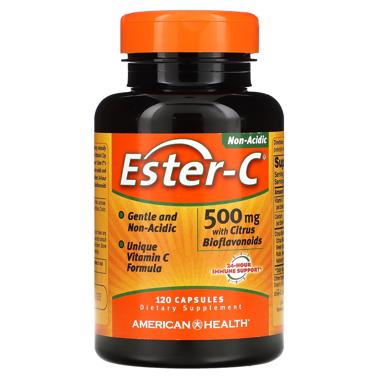 American Health, Ester-C with Citrus Bioflavonoids, 1,000 mg, 120 Capsules (500 mg per Capsule) - B000OP6VY0