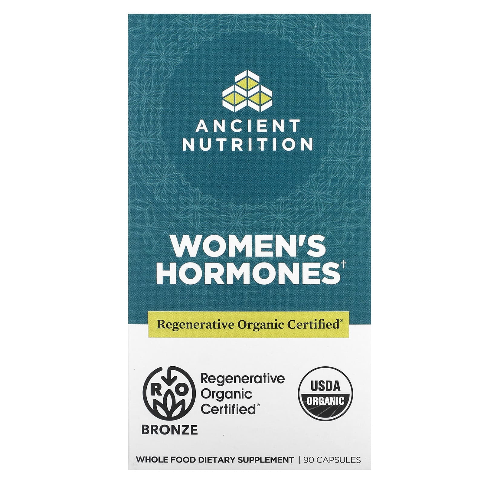 Ancient Nutrition, Women's Hormones, 90 Capsules - B0C7HKXZ1B