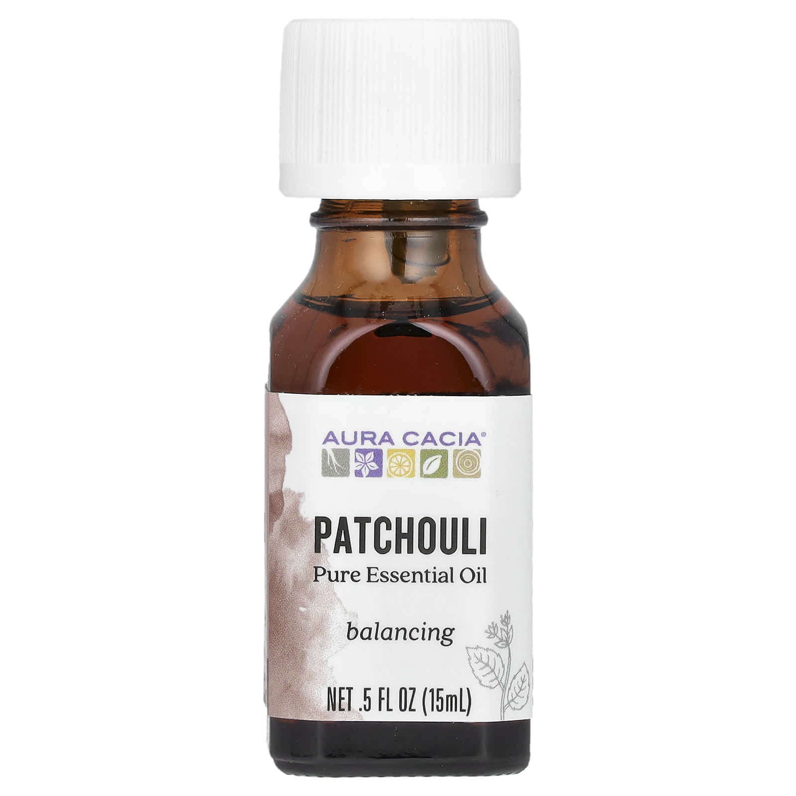 Aura Cacia, Pure Essential Oil, Patchouli, 0.5 fl oz (15 ml) - B00020HNRQ