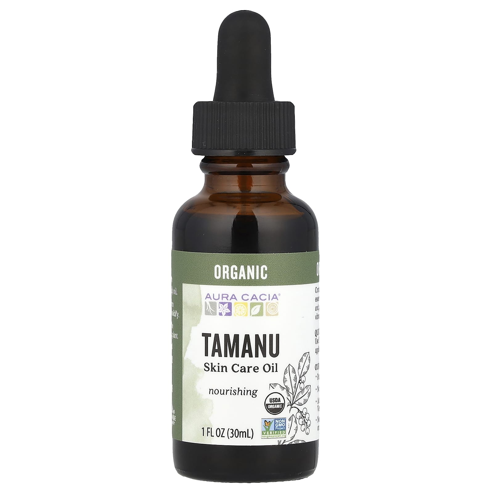 Aura Cacia, Skin Care Oil, Organic Tamanu , 1 fl oz (30 ml) - B00502NMU8