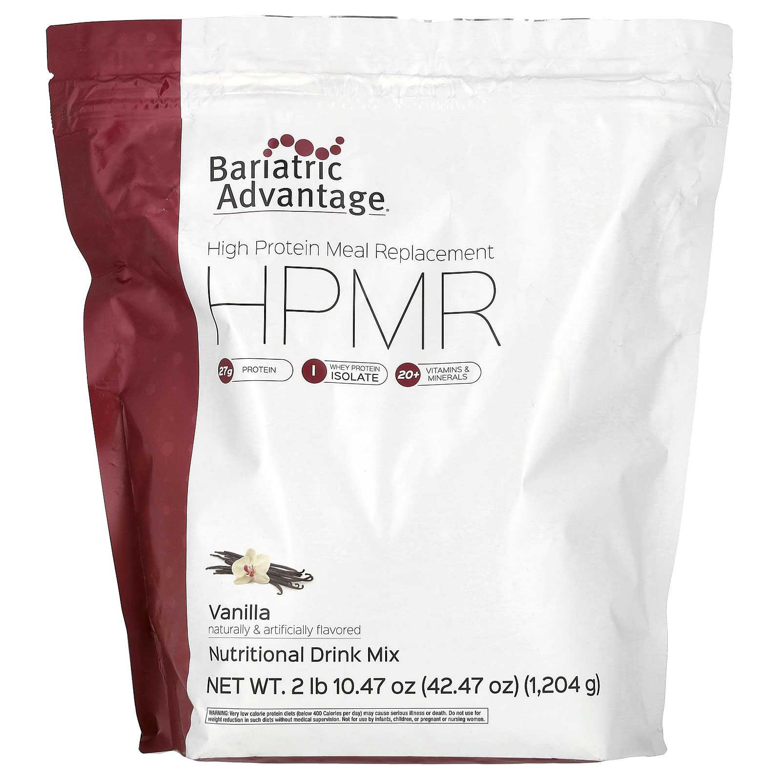 Bariatric Advantage, HPMR, High Protein Meal Replacement, Vanilla, 2 lb 10.47 oz (1,204 g) - B08DBTXC4X