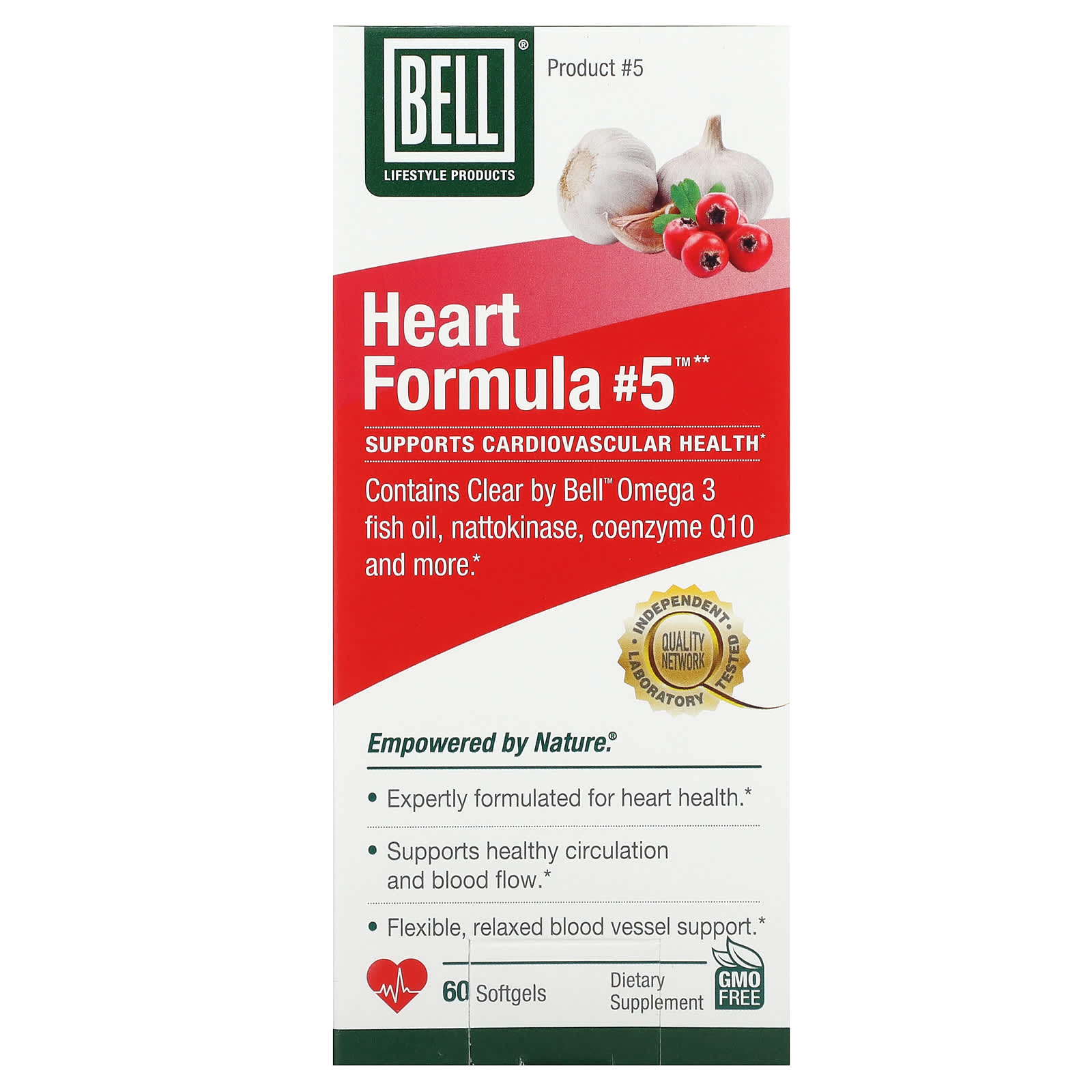 Bell Lifestyle, Heart Formula #5, 60 Softgels - B0FL7JJLX4