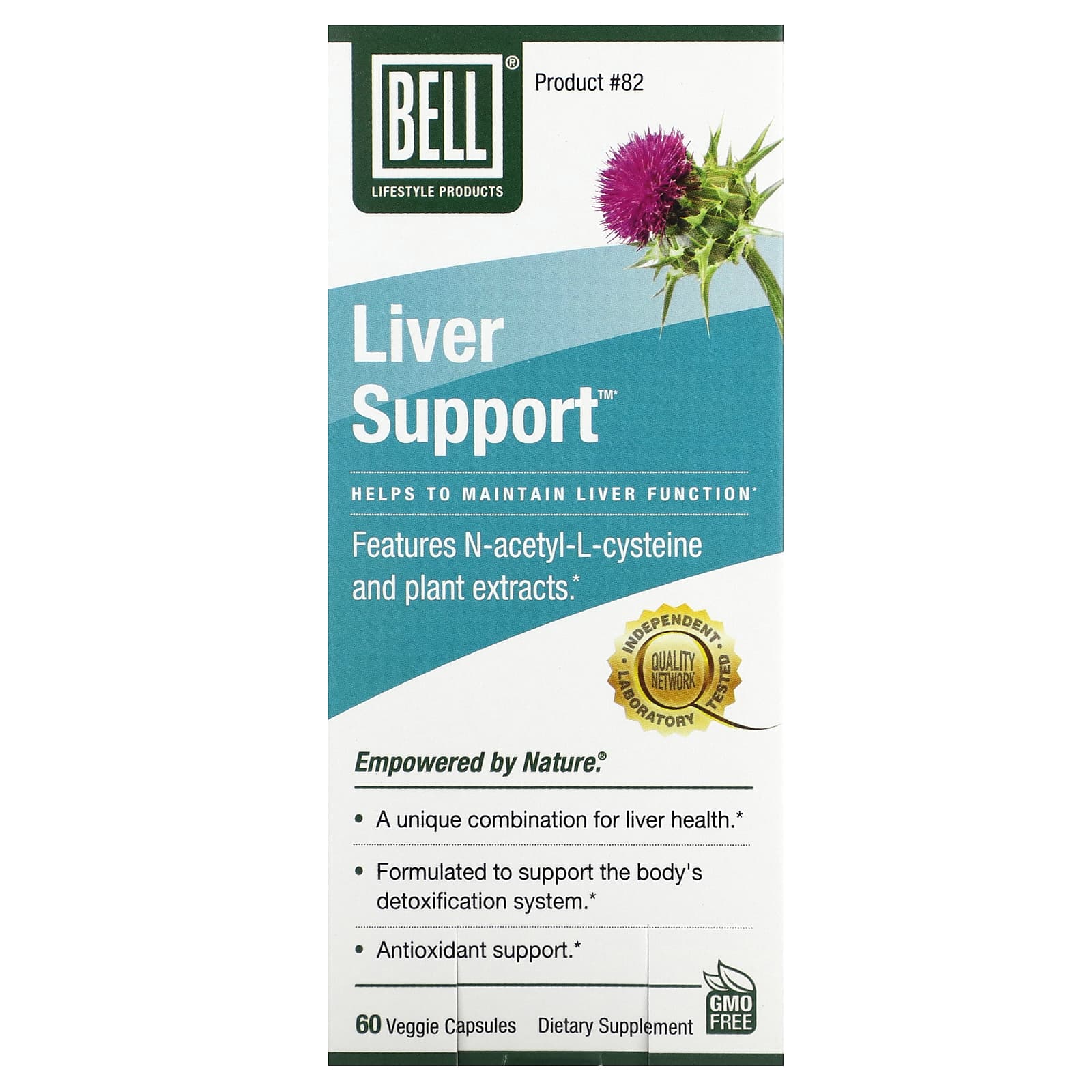 Bell Lifestyle, Liver Support, 60 Veggie Capsules - B0FL7DNY6H