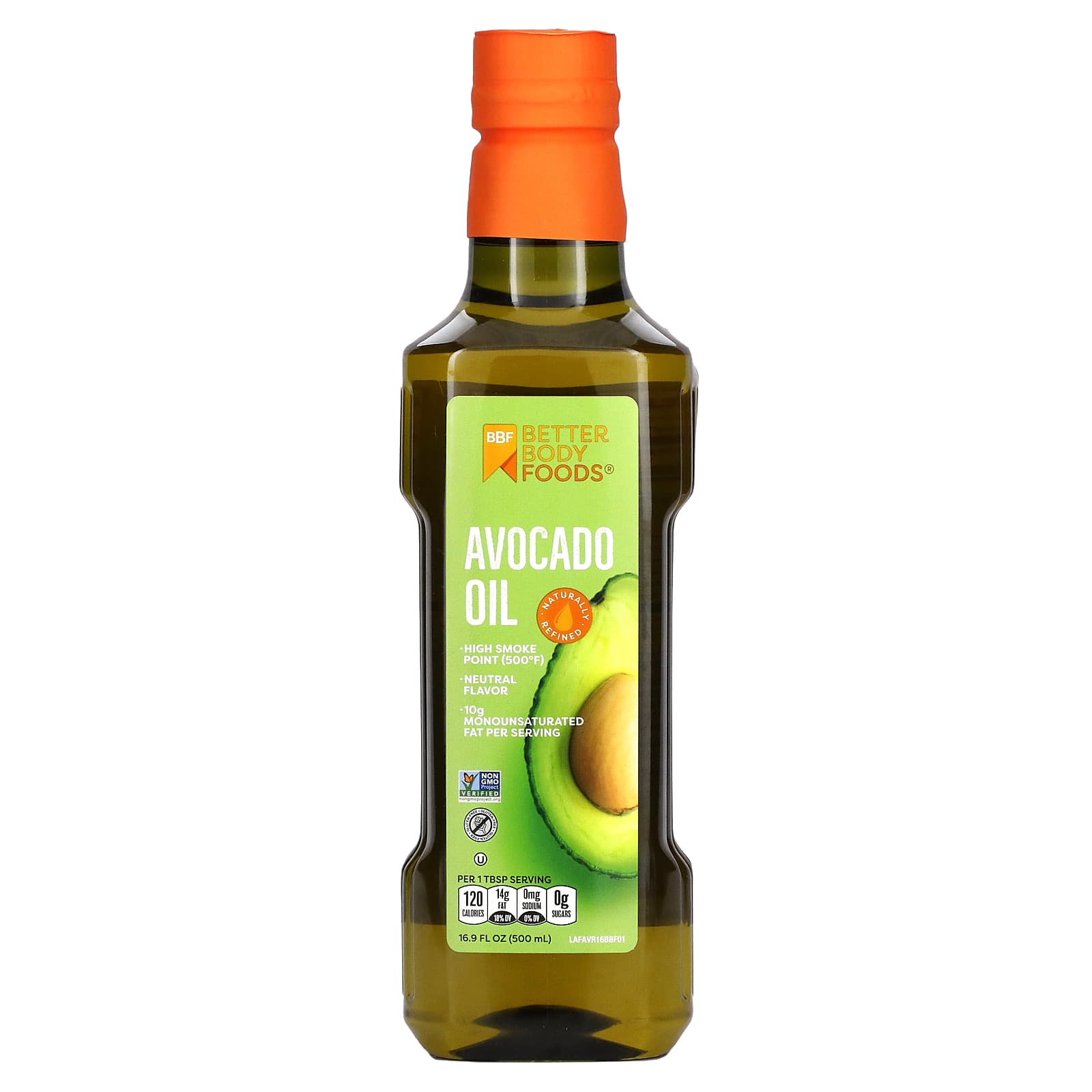 BetterBody Foods, Avocado Oil, 16.9 fl oz (500 ml) - B01IQ00B04