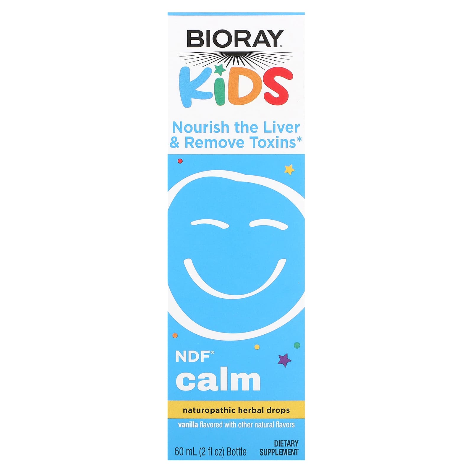 Bioray, Kids, NDF Calm, Vanilla, 2 fl oz (60 ml) - B01N4LGNMC
