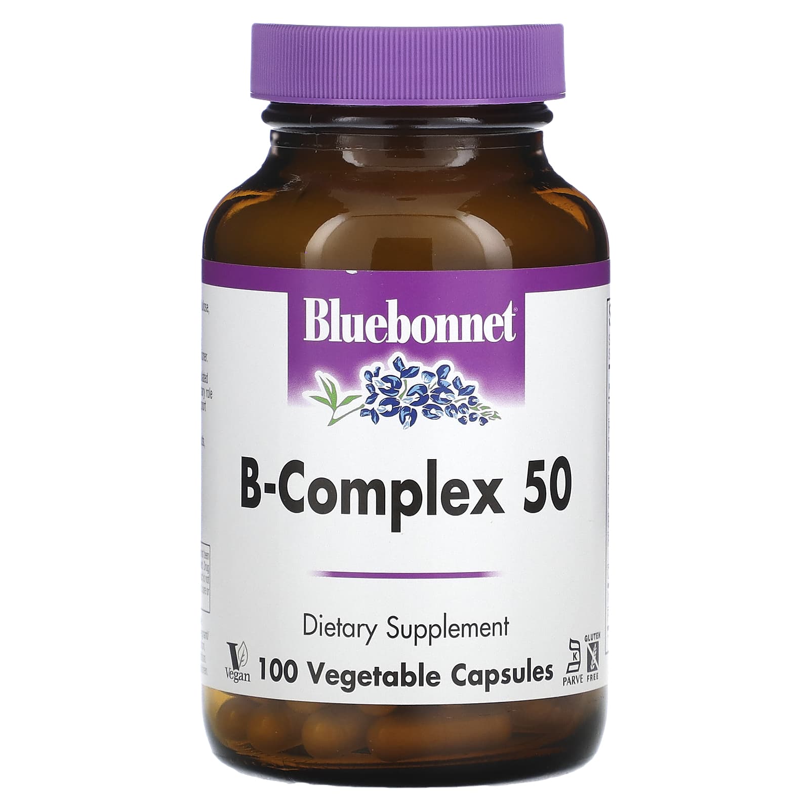 Bluebonnet Nutrition, B-Complex 50, 100 Vegetable Capsules - B001RM7HTM