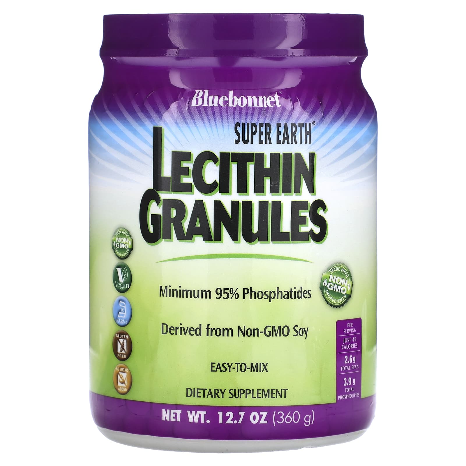 Bluebonnet Nutrition, Super Earth, Lecithin Granules, 12.7 oz (360 g) - B000POXSGO