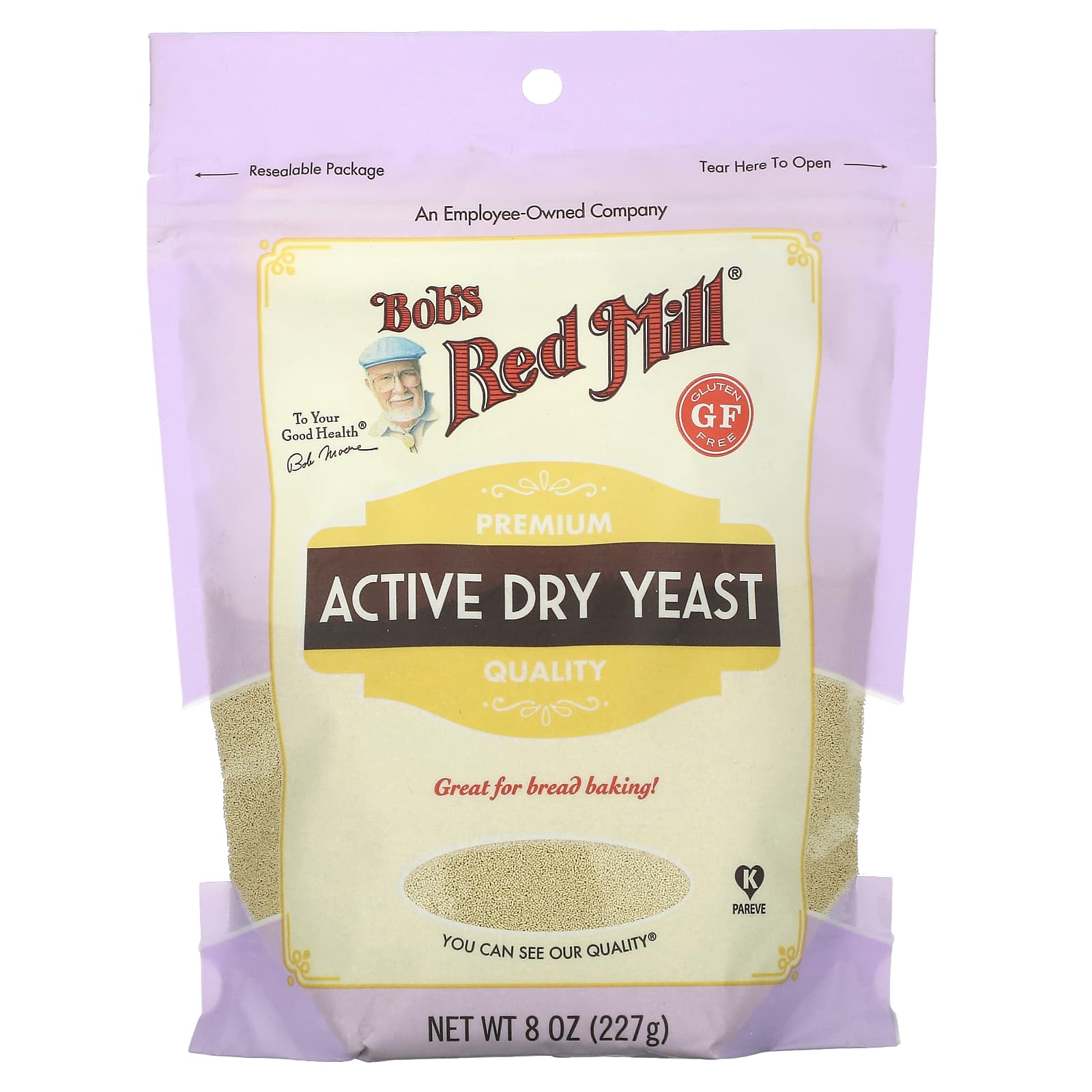 Bob's Red Mill, Active Dry Yeast, Gluten Free, 8 oz (227 g) - B078T4WKB8