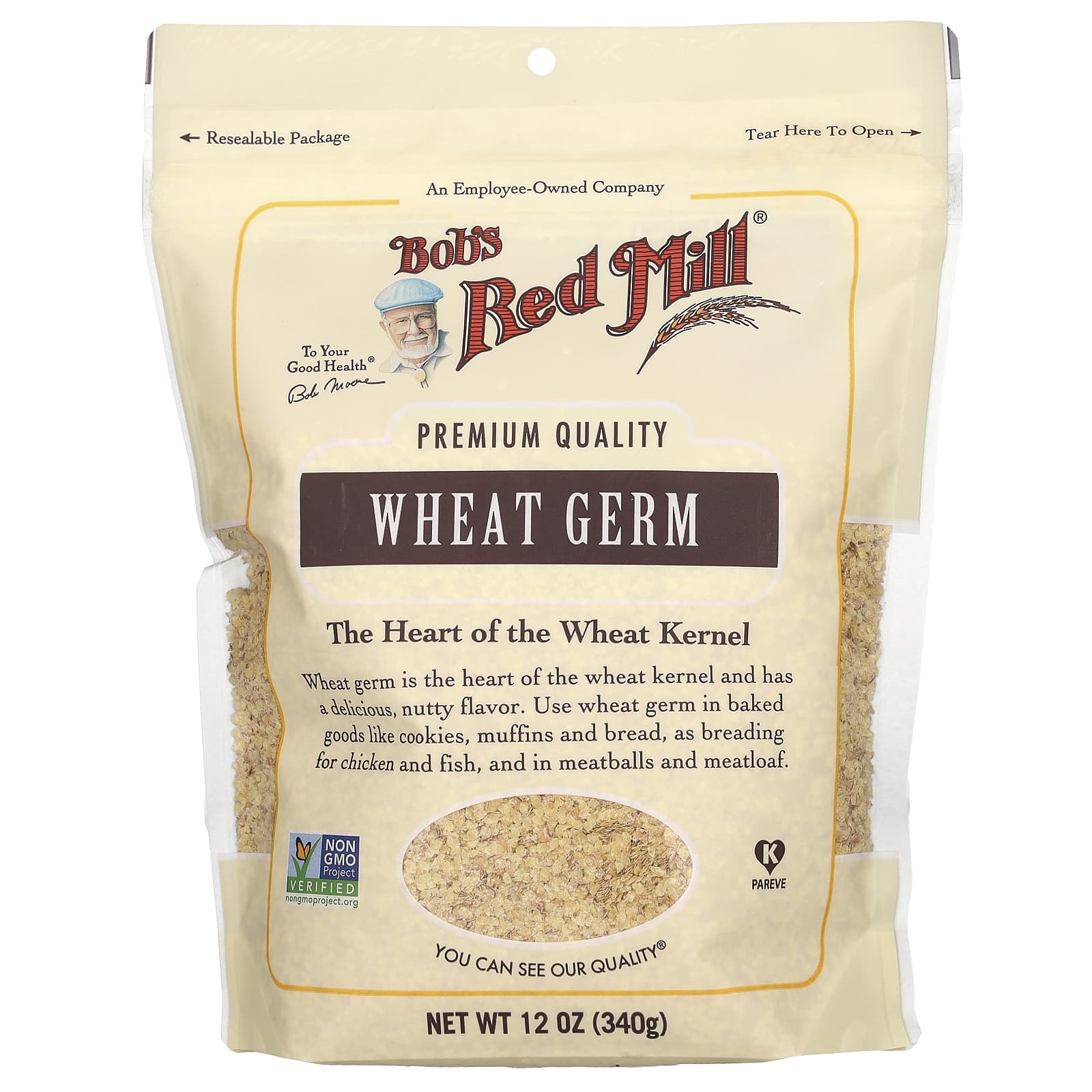 Bob's Red Mill, Wheat Germ, 12 oz (340 g) - B083X4FNP3