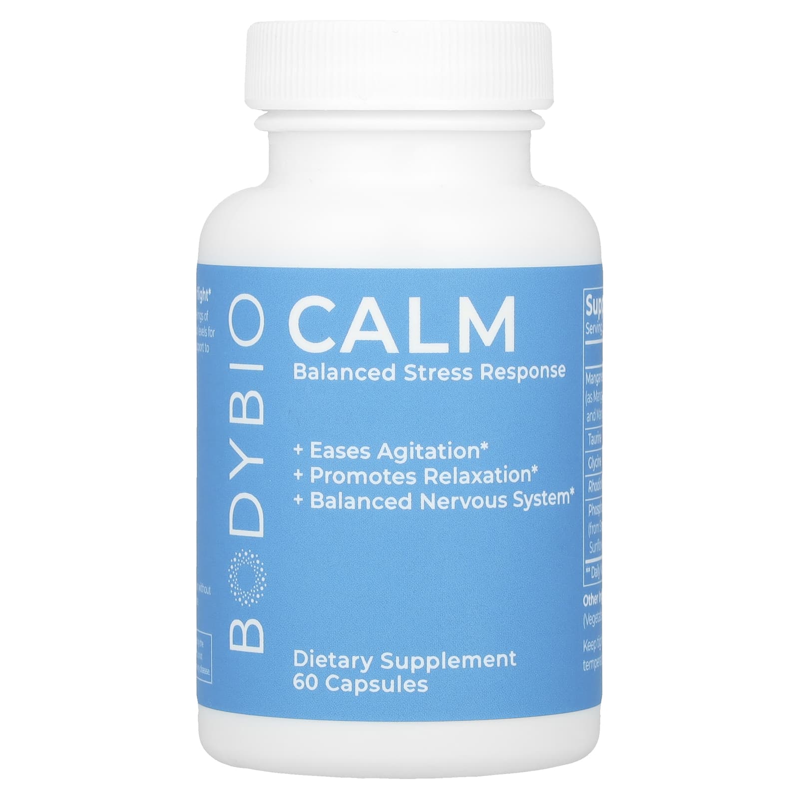 BodyBio, Calm, 60 Capsules - B0937JSFL4
