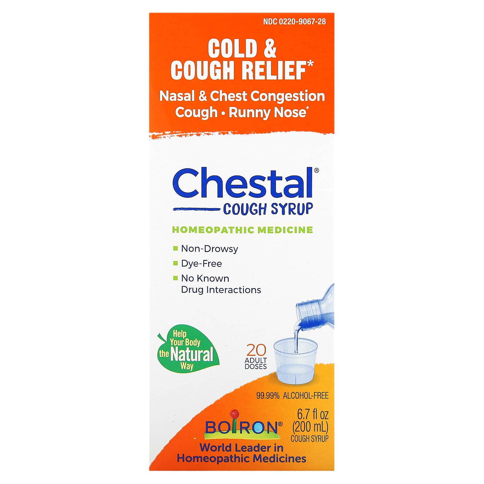 Boiron, Chestal, Cough Syrup, 6.7 fl oz (200 ml) - B00IVINB1I