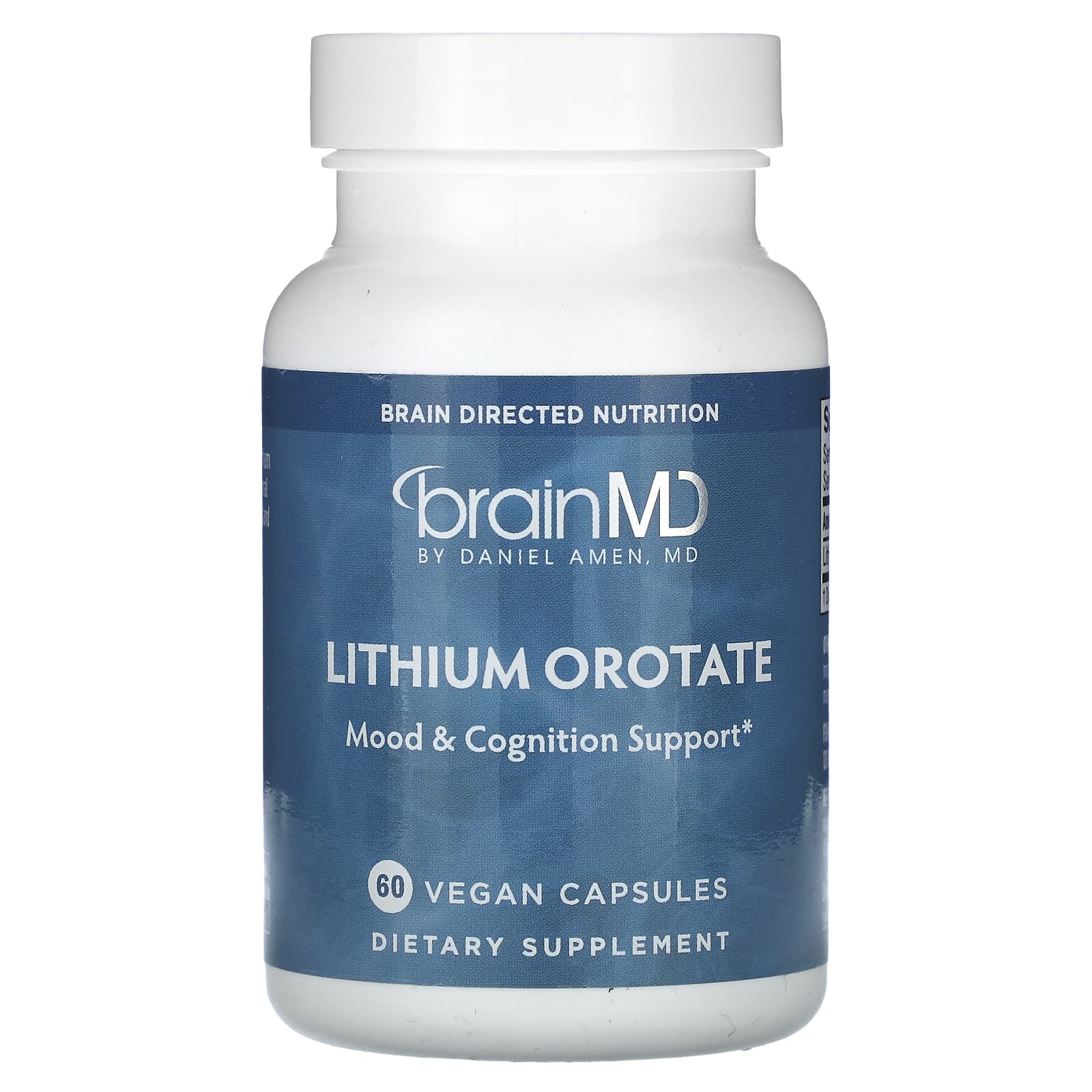 BrainMD, Lithium Orotate, 60 Vegan Capsules - B09C6MLXJP
