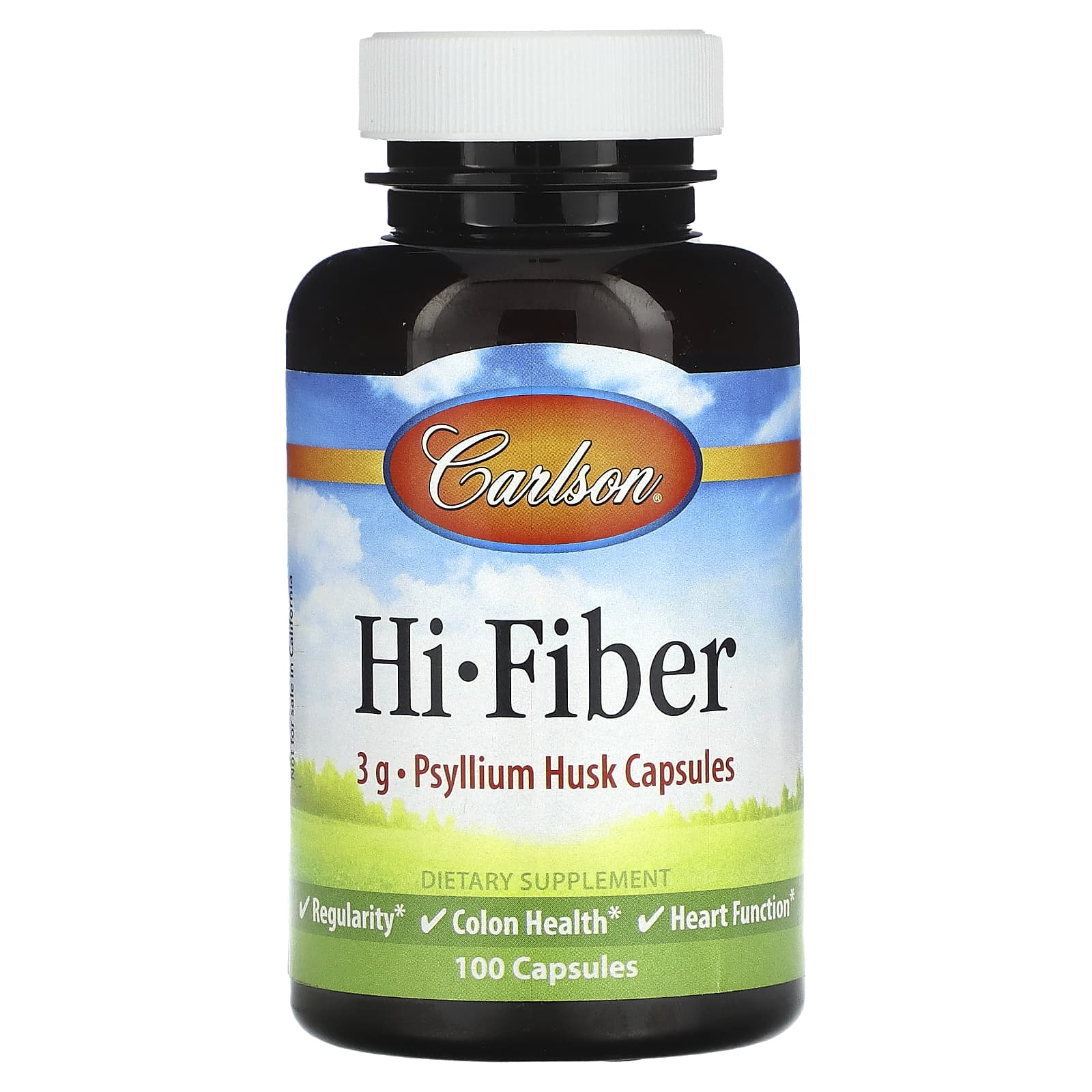 Carlson, Hi-Fiber, 100 Capsules