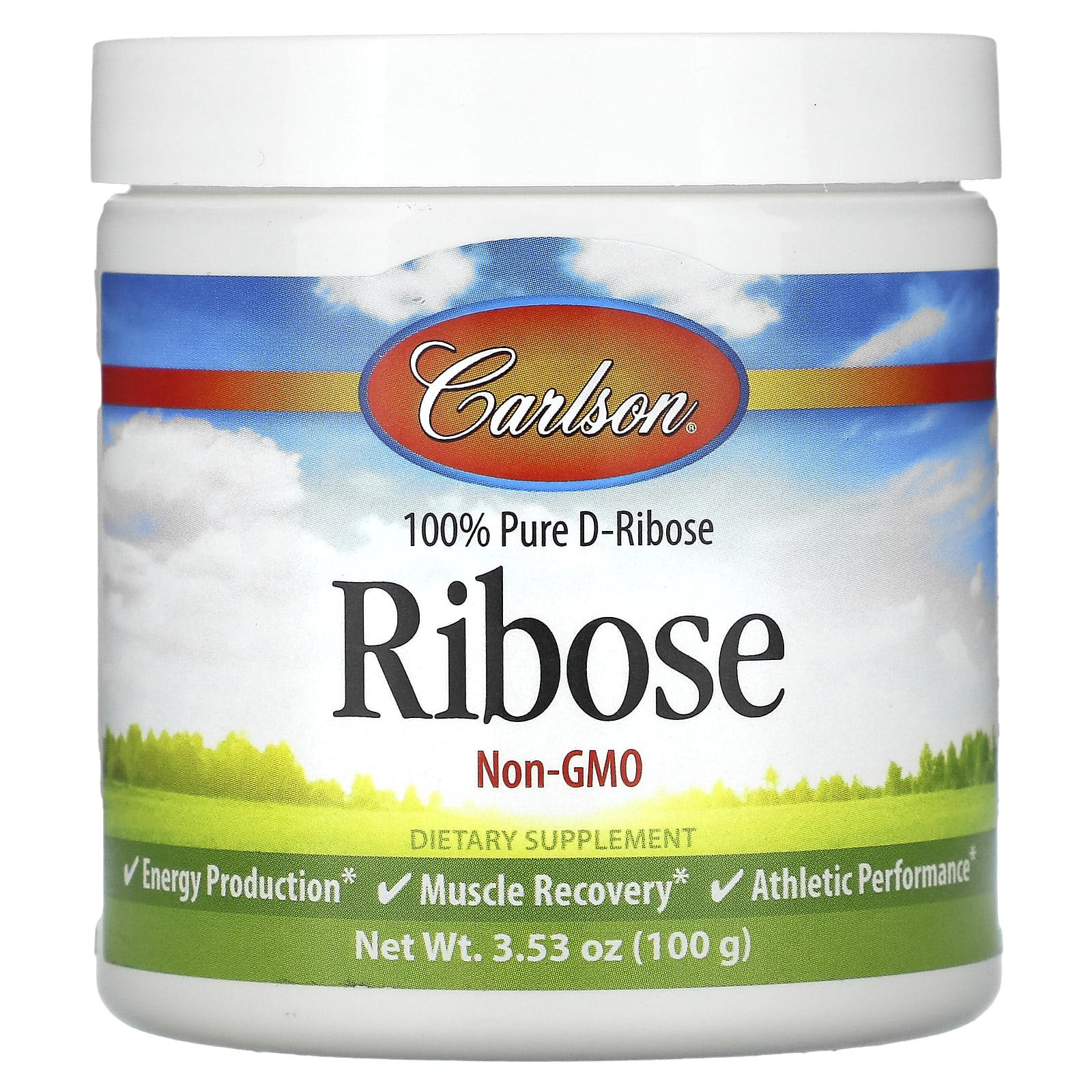 Carlson, Ribose, 3.53 oz (100 g) - B06XSJC85B