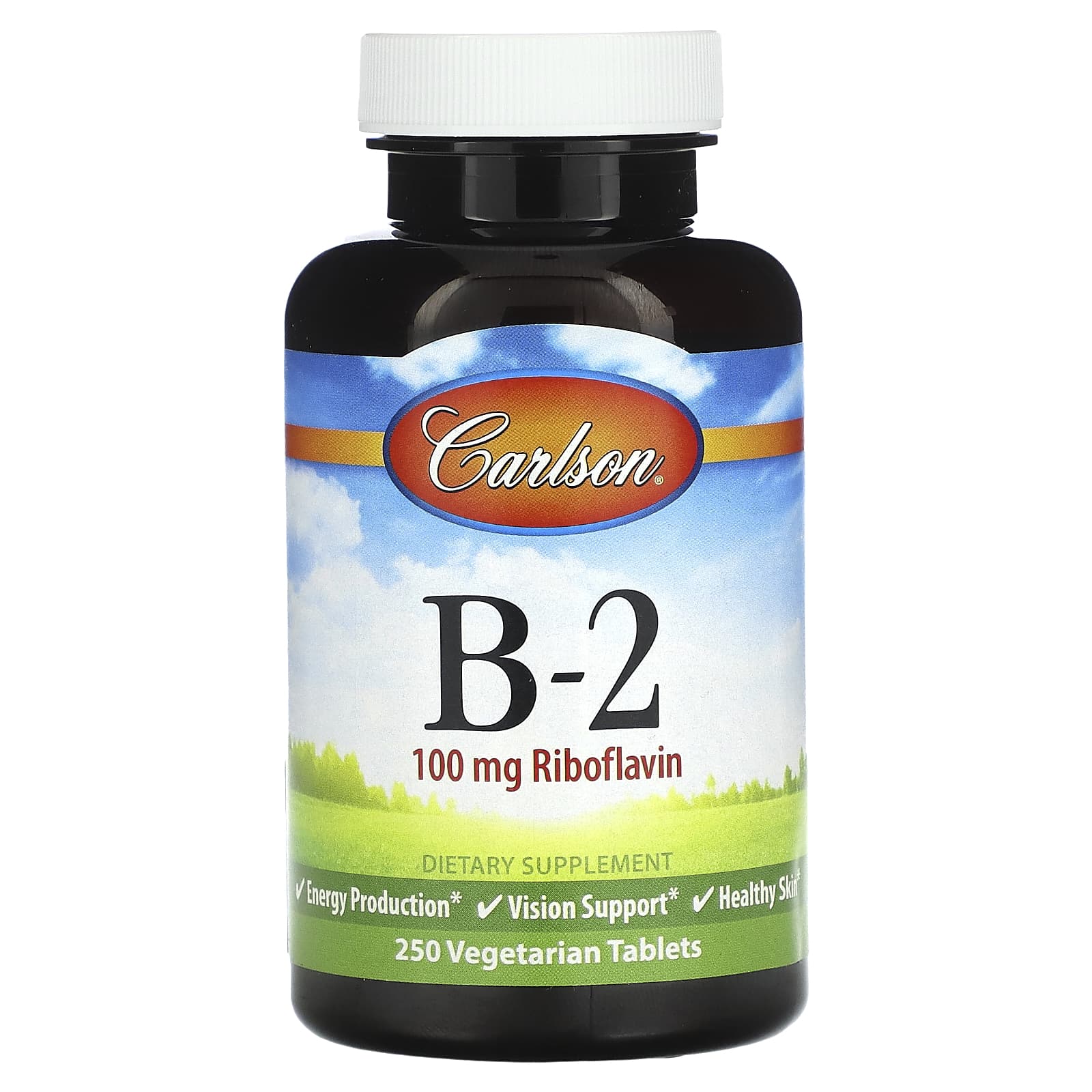 Carlson, Vitamin B-2, 100 mg, 250 Vegetarian Tablets - B003BVIC46