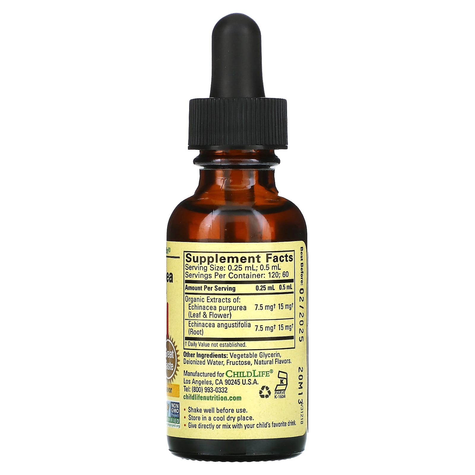 ChildLife Essentials, Essentials, Echinacea, Natural Orange, 1 fl oz (30 ml) - B00016RLQE