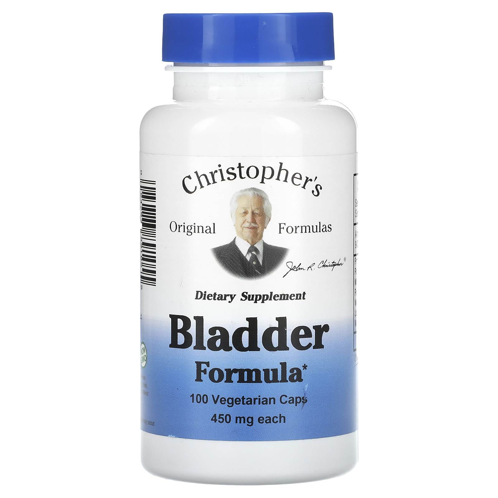 Christopher's Original Formulas, Bladder Formula, 450 mg, 100 Vegetarian Caps - B00854KEKO