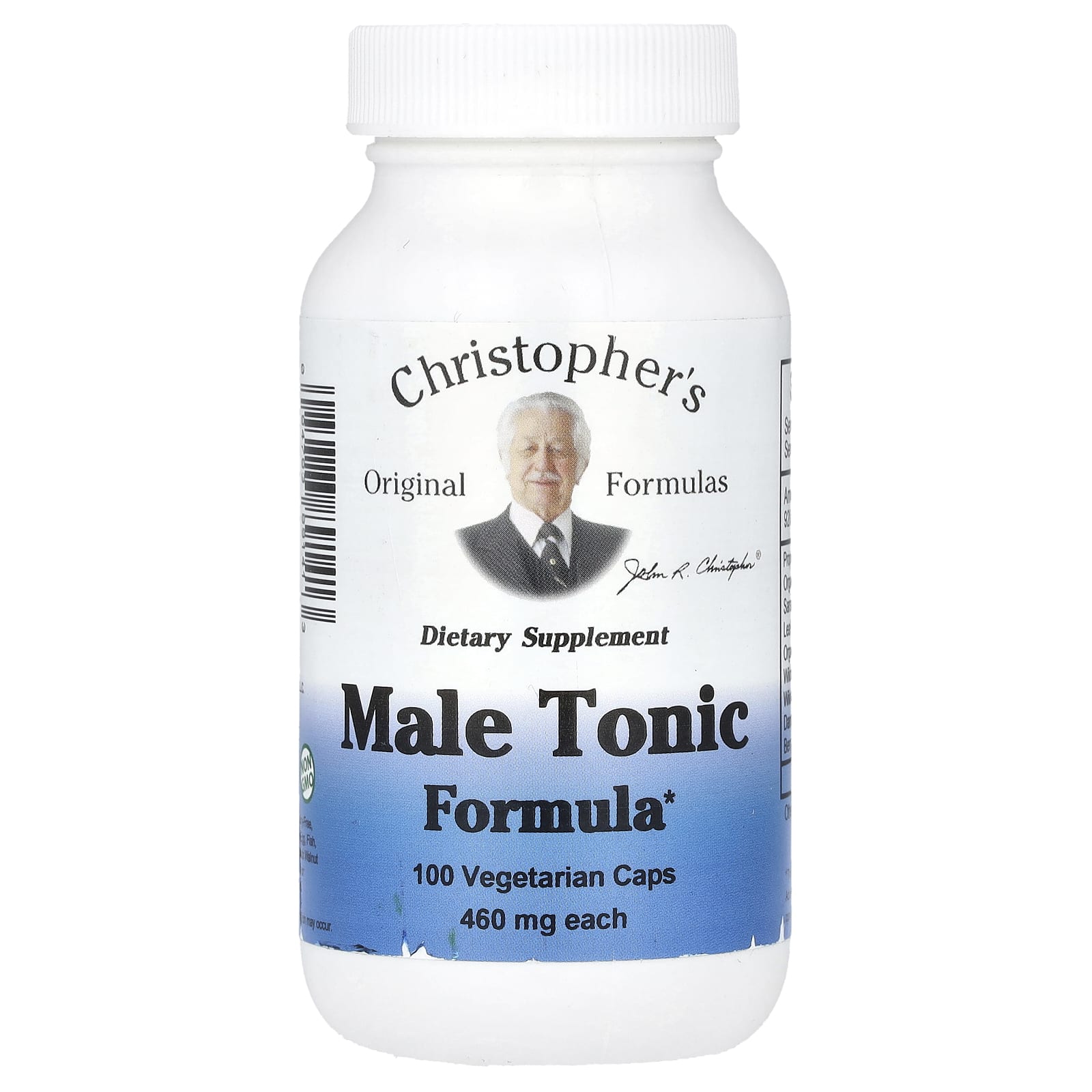 Christopher's Original Formulas, Male Tonic Formula, 460 mg, 100 Vegetarian Caps (230 mg Per Cap) - B0054RODJI