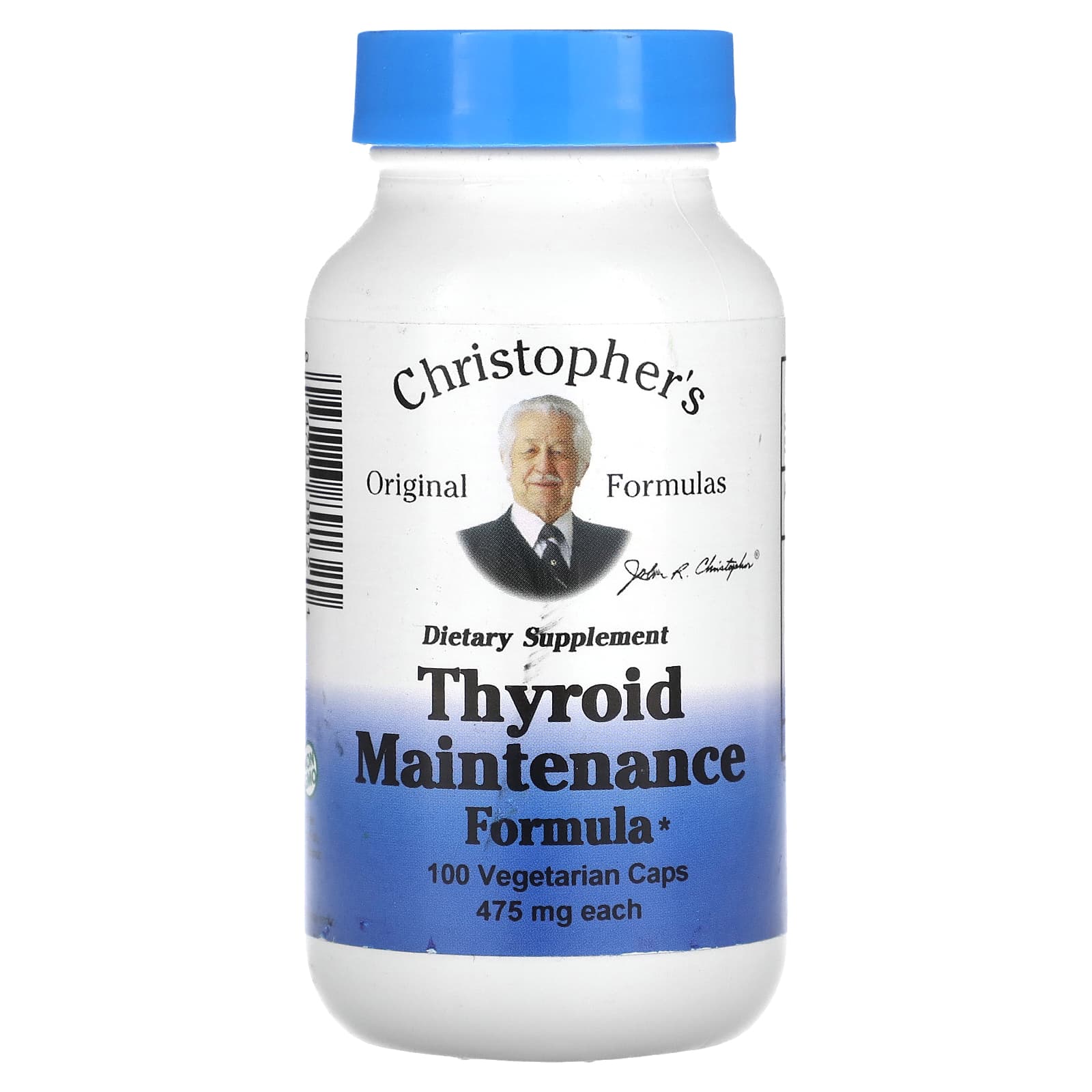 Christopher's Original Formulas, Thyroid Maintenance Formula, 475 mg, 100 Vegetarian Caps - B00IGJNOFK
