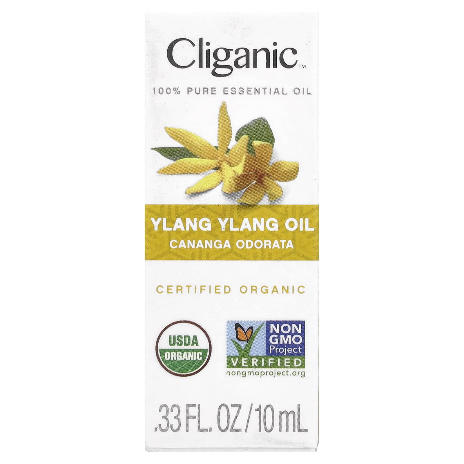 Cliganic, 100% Pure Essential Oil, Ylang Ylang, 0.33 fl oz (10 ml) - B08PG5QXW8