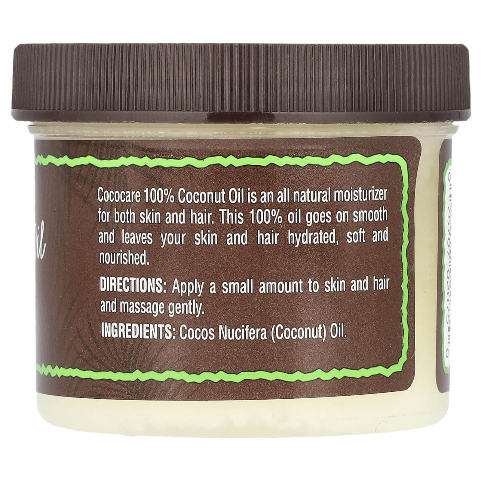 Cococare, 100% Coconut Oil, 4 oz (110 g) - B004FQUA4Q