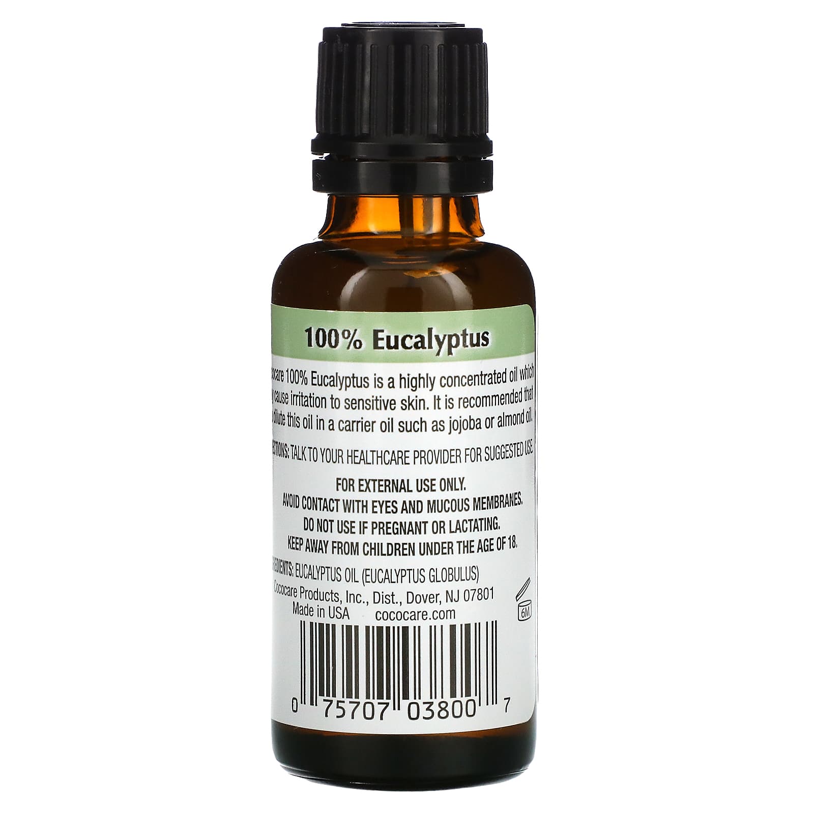 Cococare, 100% Eucalyptus Oil, 1 fl oz (30 ml) - B00O82K3E4