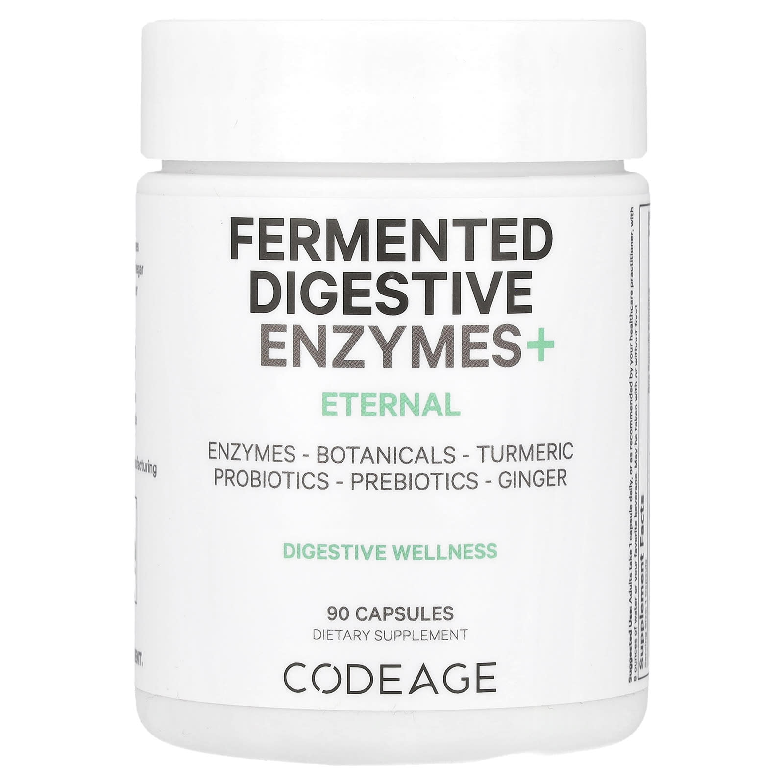 Codeage, Fermented Digestive Enzymes+ , 90 Capsules
