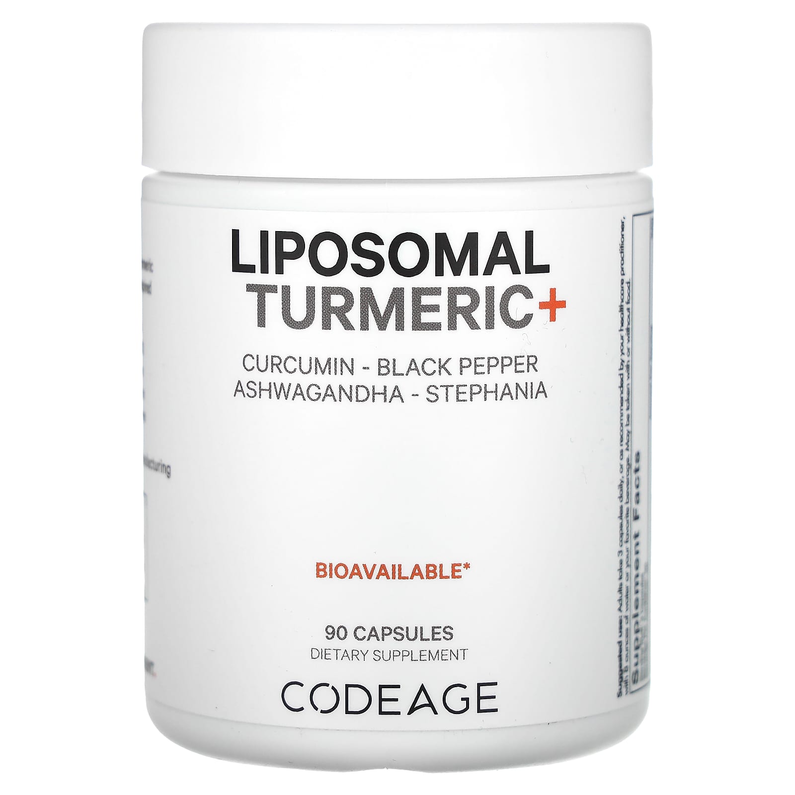 Codeage, Liposomal Turmeric+, 90 Capsules - B07YF6JTL2