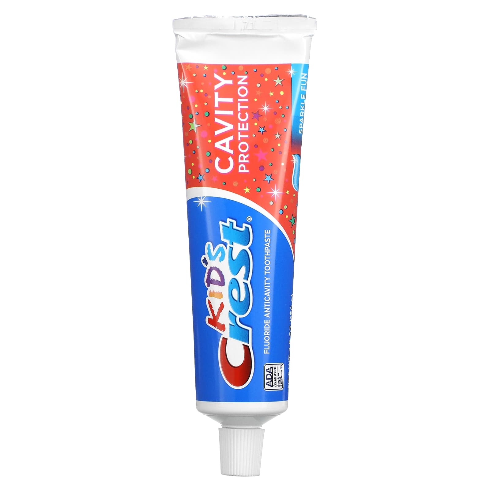 Crest, Kids, Fluoride Anticavity Toothpaste, Sparkle Fun, 4.6 oz (130 g) - B081HXXYSF