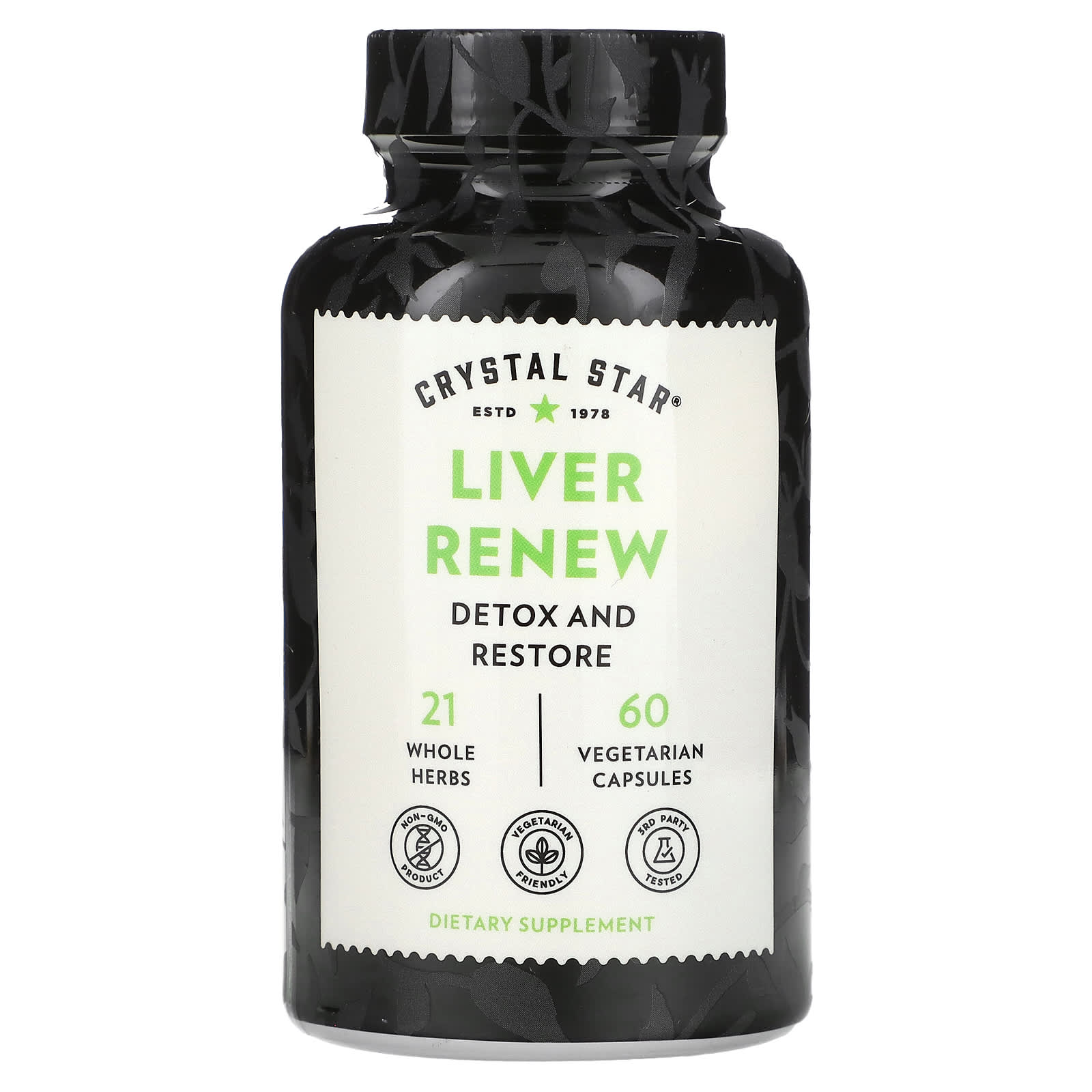 Crystal Star, Liver Renew, 60 Vegetarian Capsules - B00028LTVY