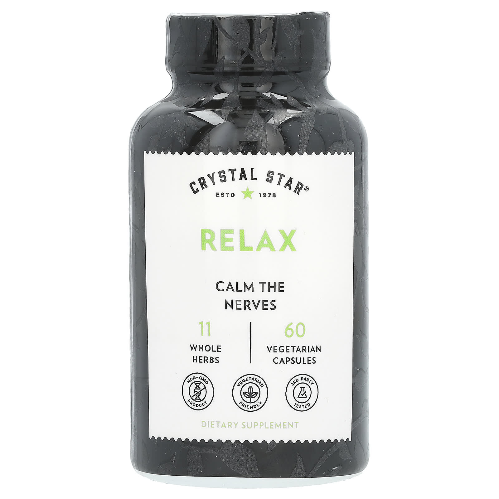 Crystal Star, Relax, 60 Vegetarian Capsules - B00028LVQ2