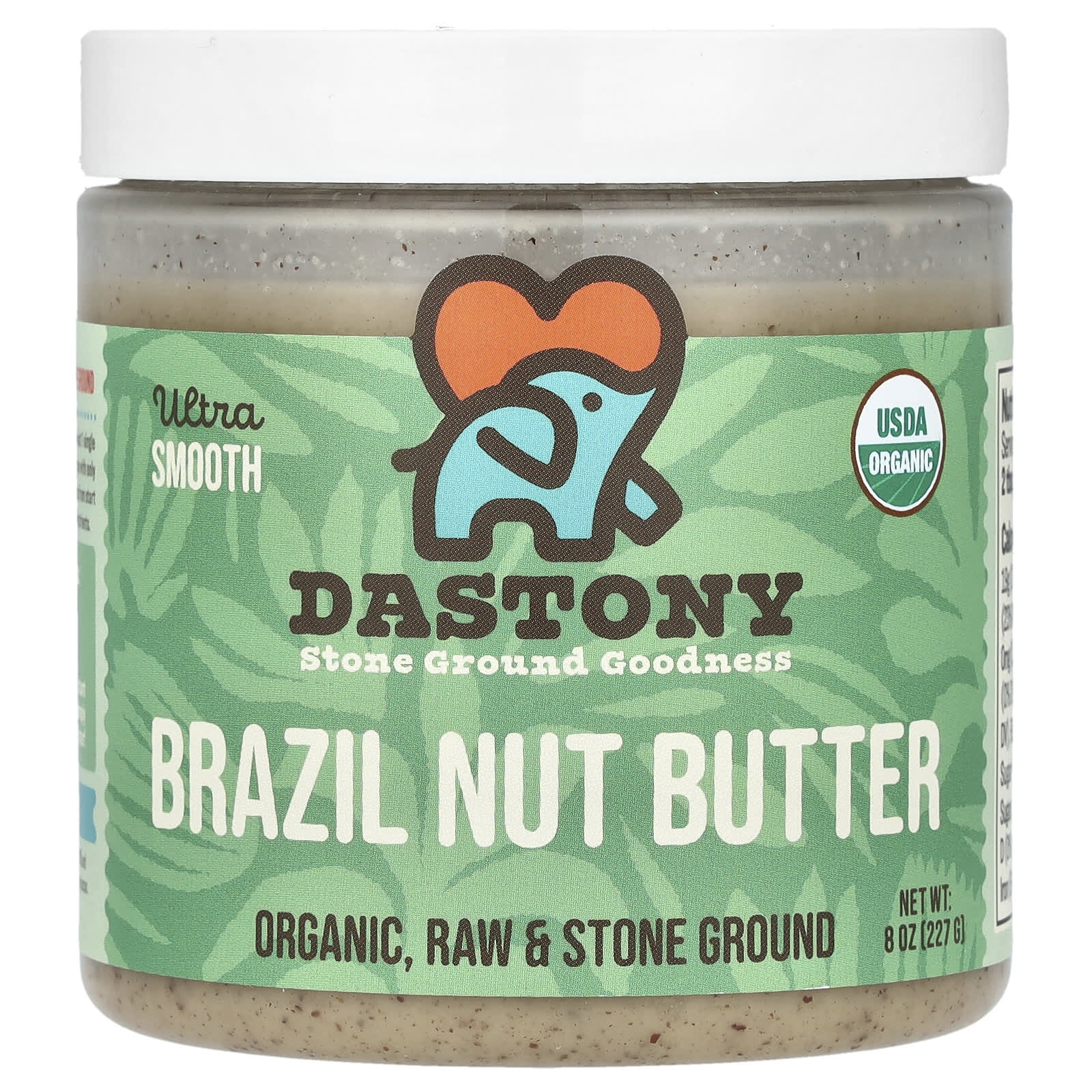 Dastony, Organic Brazil Nut Butter, Ultra Smooth, 8 oz (227 g) - B00B7857HU
