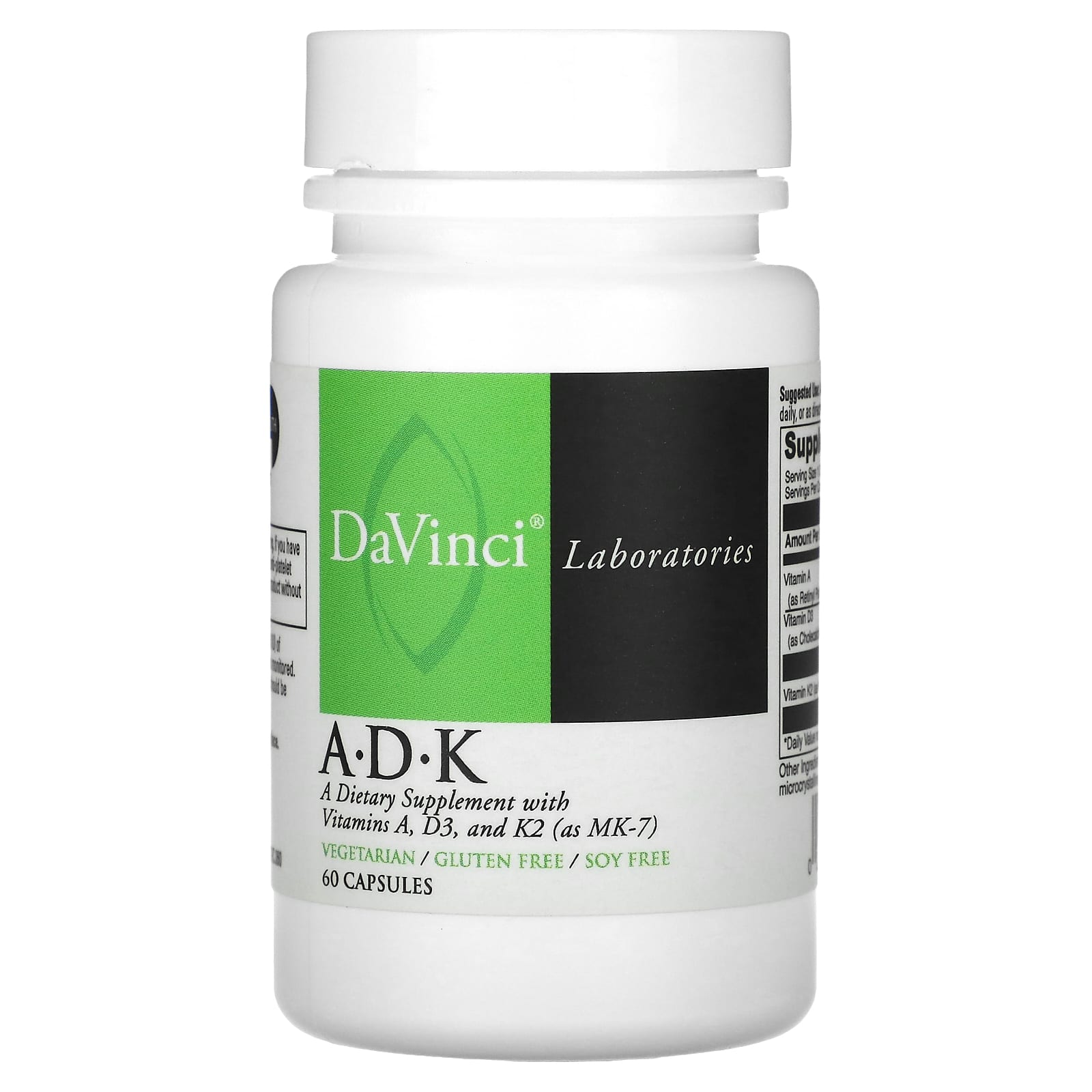 DaVinci Laboratories of Vermont, A-D-K, 60 Capsules - B00GSN6BVA