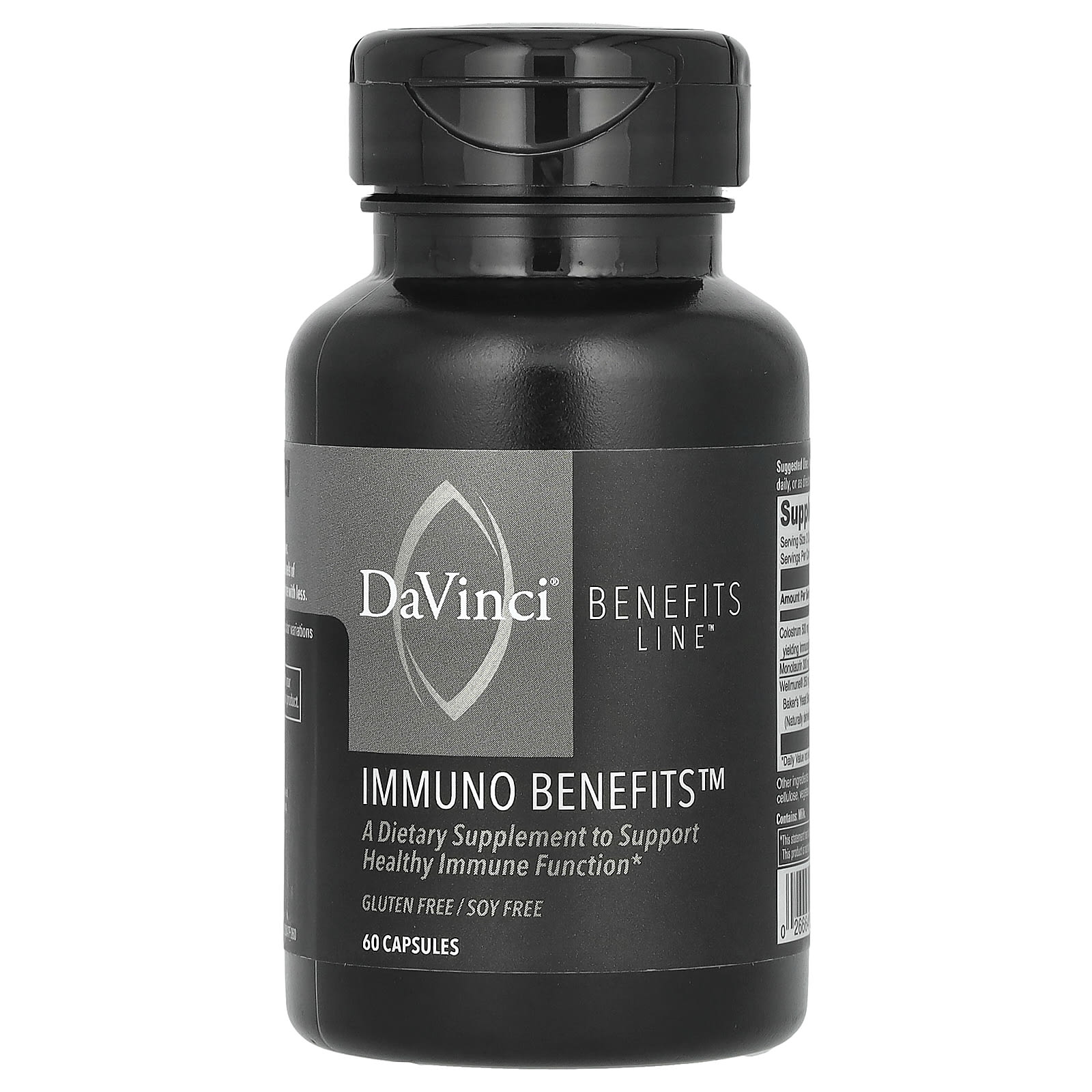 DaVinci Laboratories of Vermont, Benefits Line, Immuno Benefits, 60 Capsules - B08Z5LR8TL