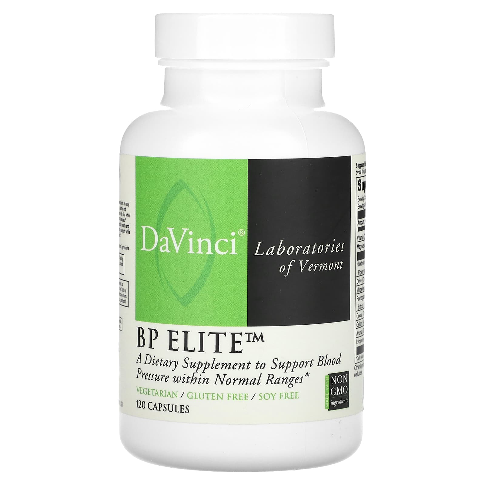 DaVinci Laboratories of Vermont, BP Elite, 120 Capsules - 